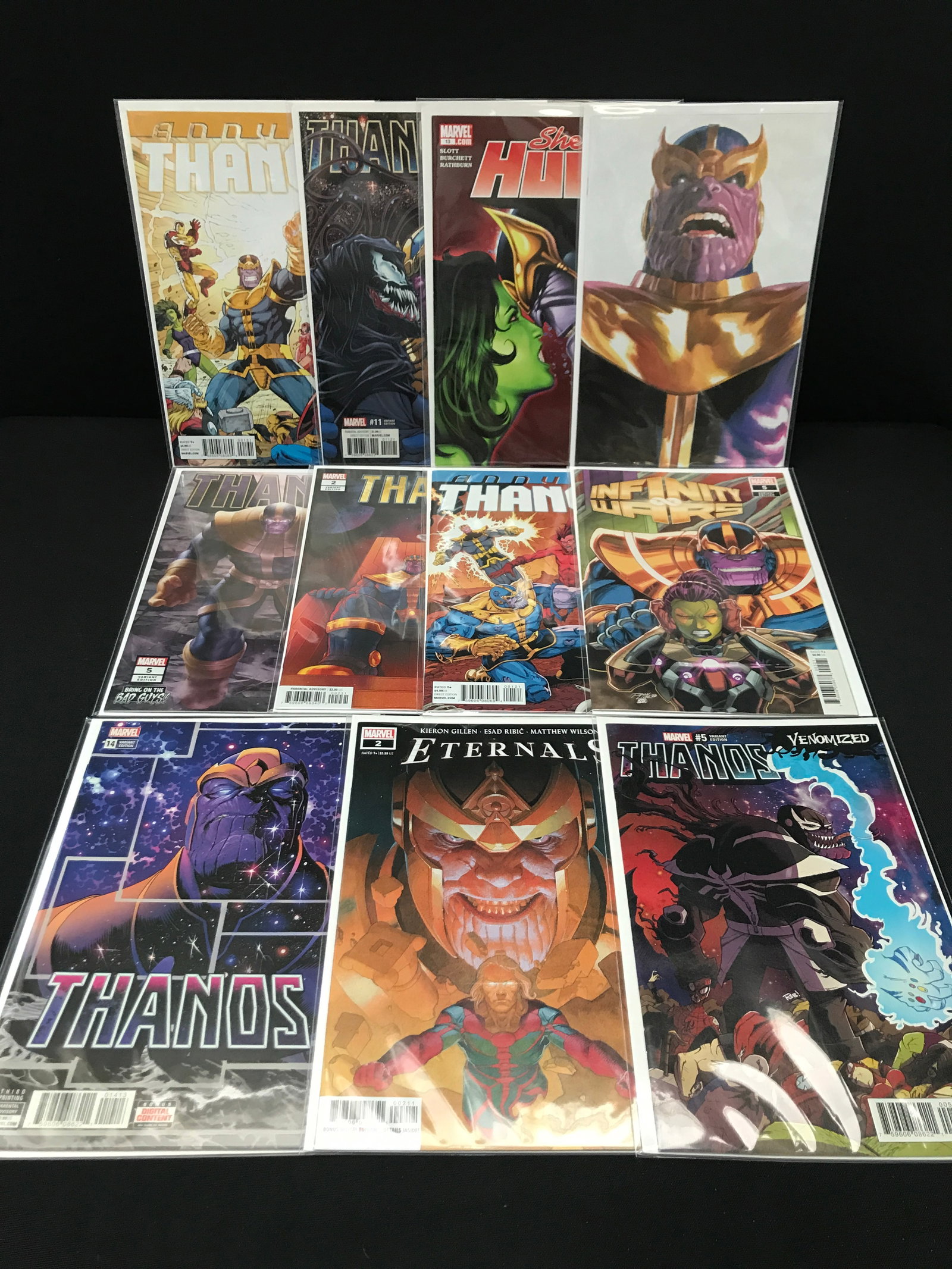 MARVEL COMICS THANOS COMIC BOOK LOT: Prices are in Canadian dollars