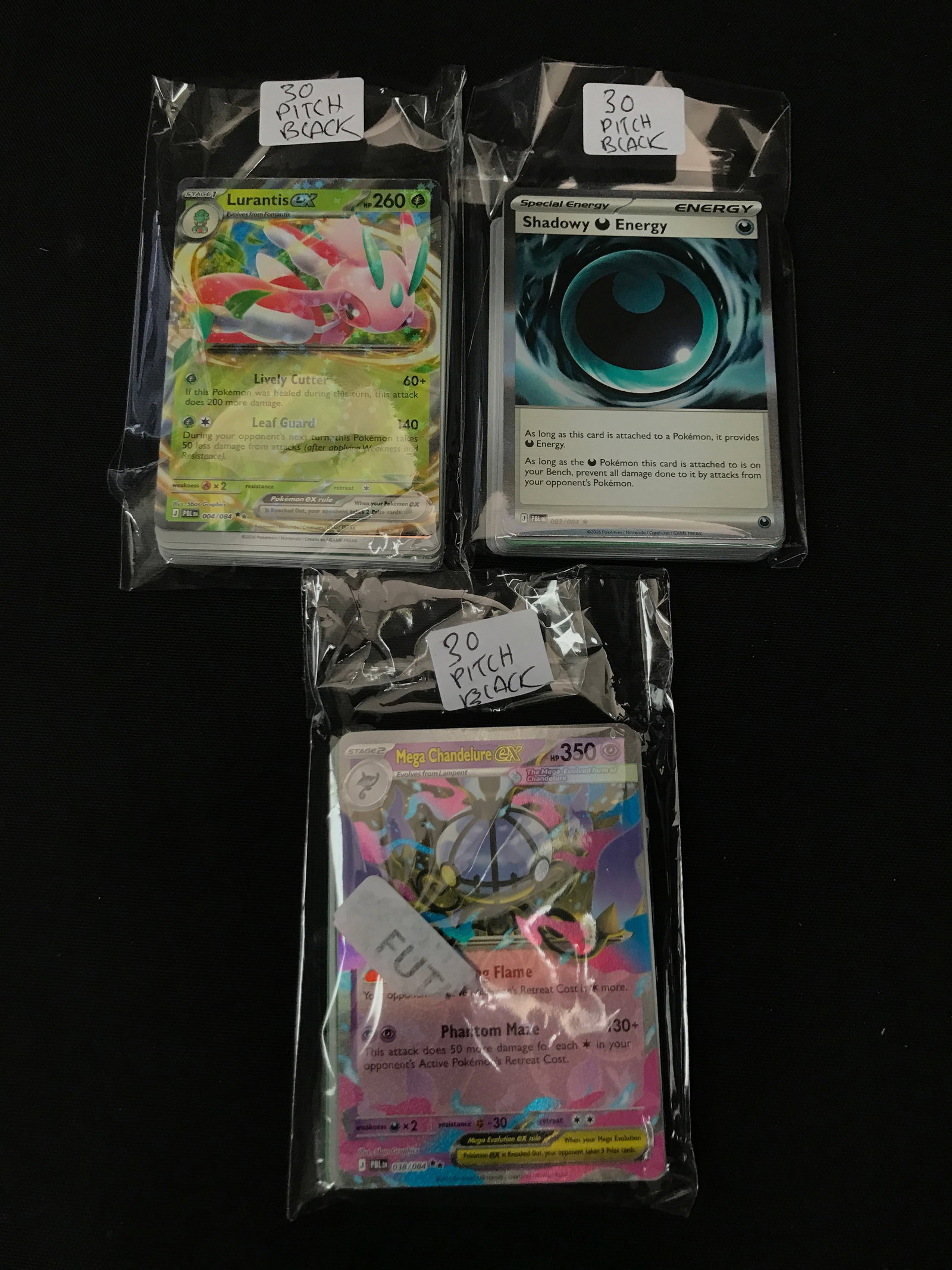 LOT OF 90 POKEMON TCG PITCH BLACK TRADING CARDS: Prices are in Canadian dollars