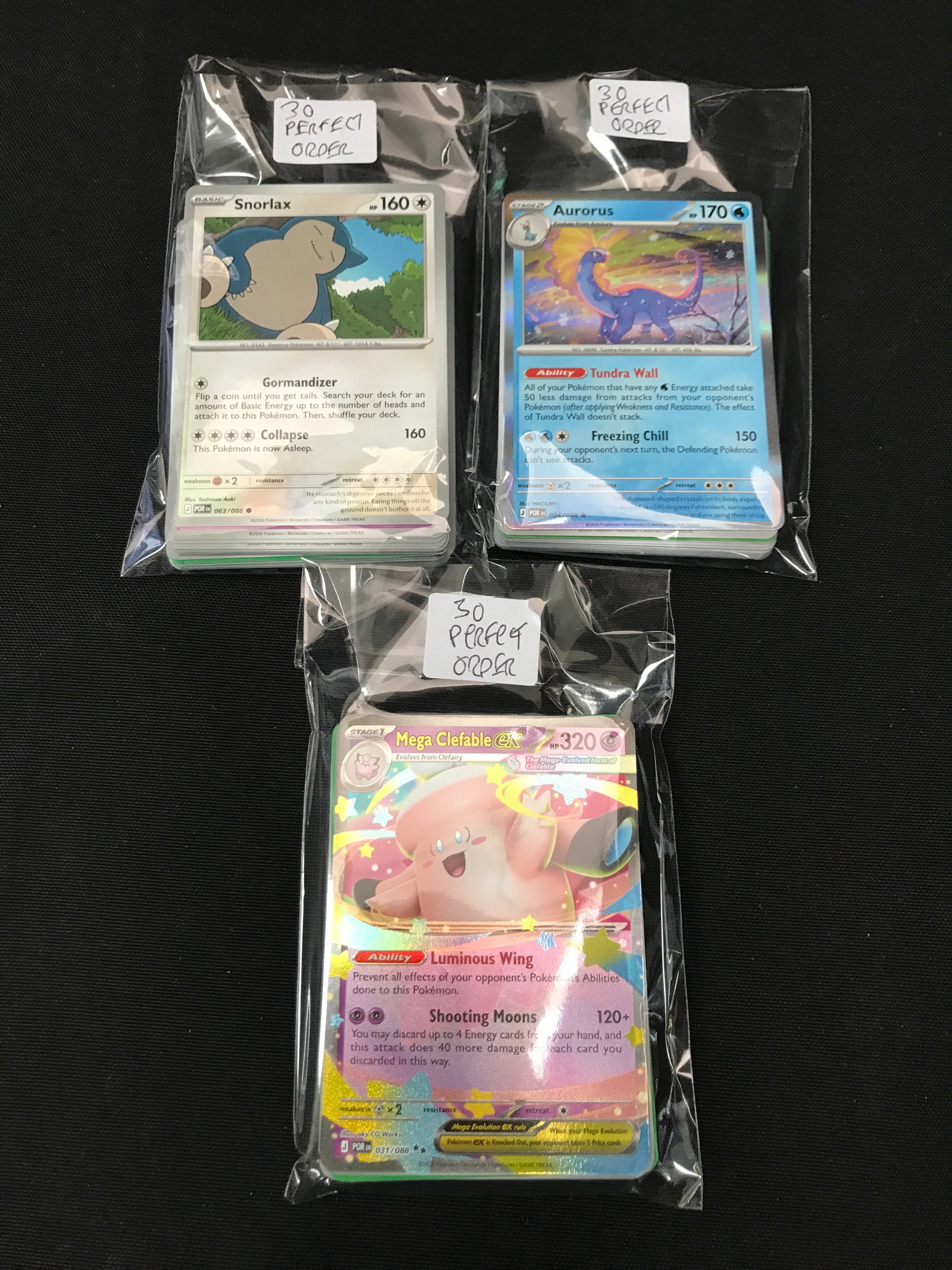 LOT OF 90 POKEMON TCG PERFECT ORDER TRADING CARDS: Prices are in Canadian dollars