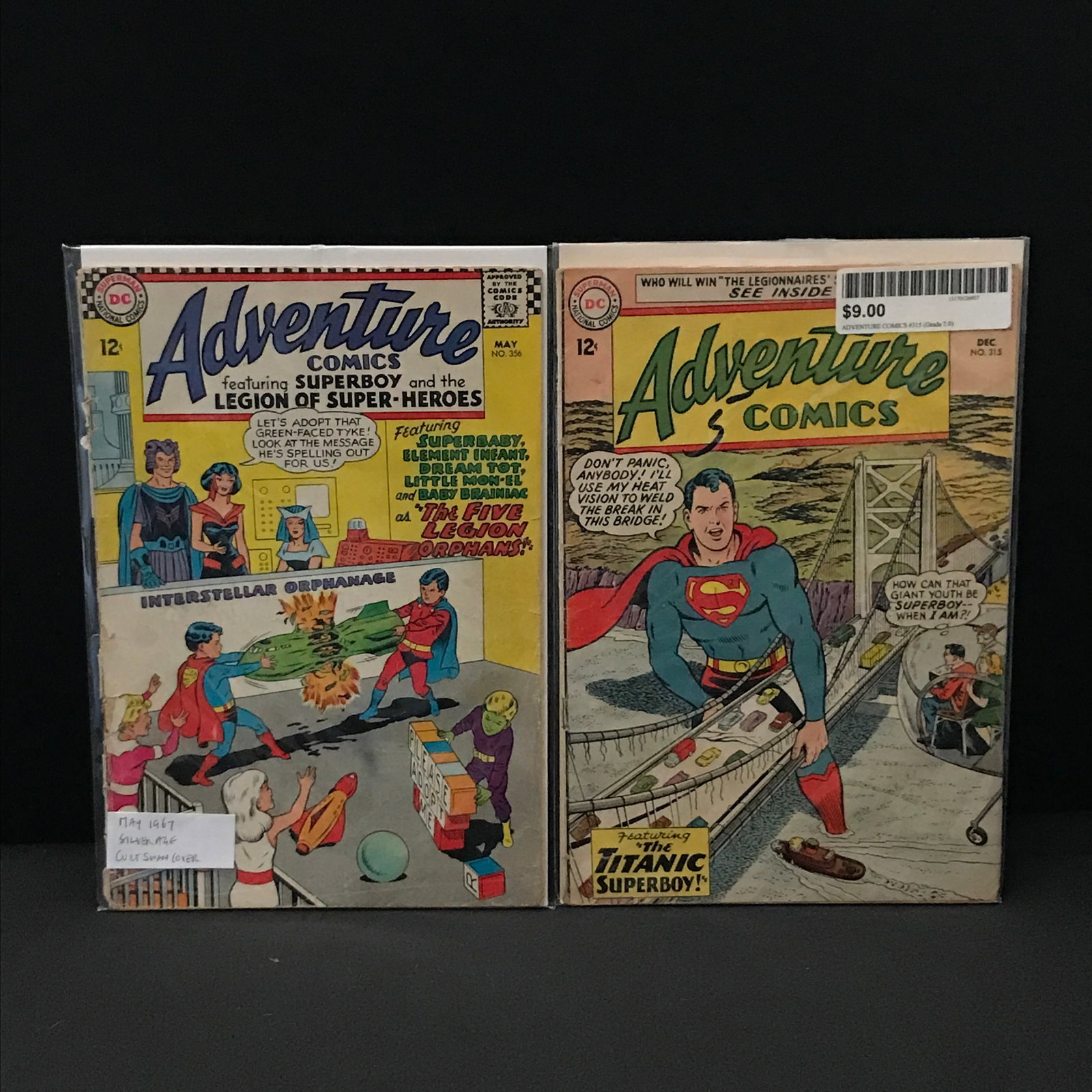 LOT OF 2 ADVENTURE COMICS - DC COMICS (1 of 1)