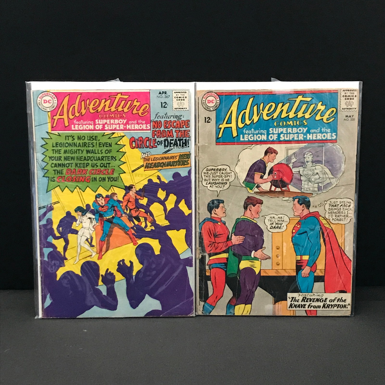 LOT OF 2 ADVENTURE COMICS - DC COMICS: Prices are in Canadian dollars