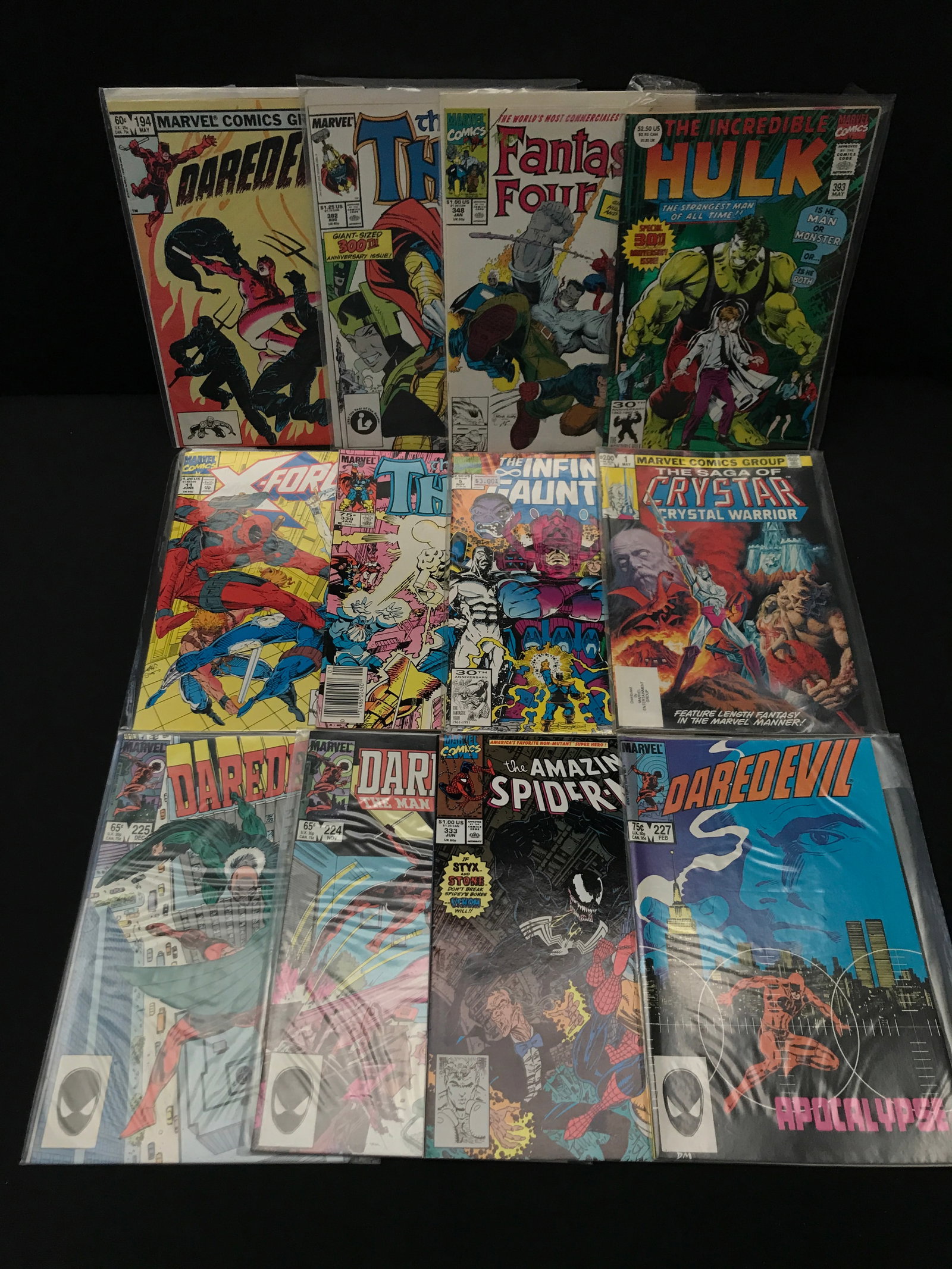 LOT OF 12 MIXED TITLE COMICS - MARVEL COMICS: Prices are in Canadian dollars
