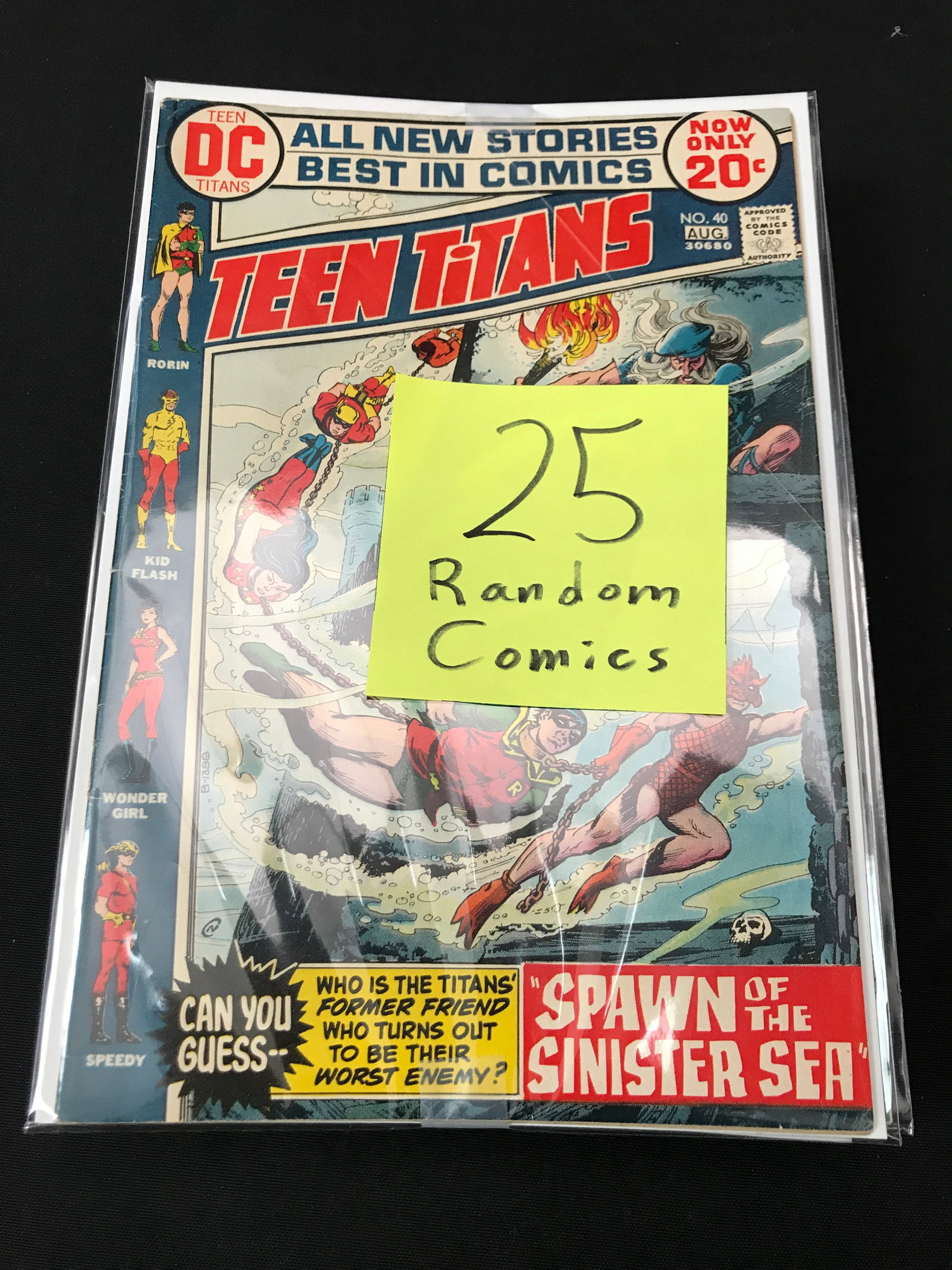LOT OF 25 RANDOM COMICS: Prices are in Canadian dollars