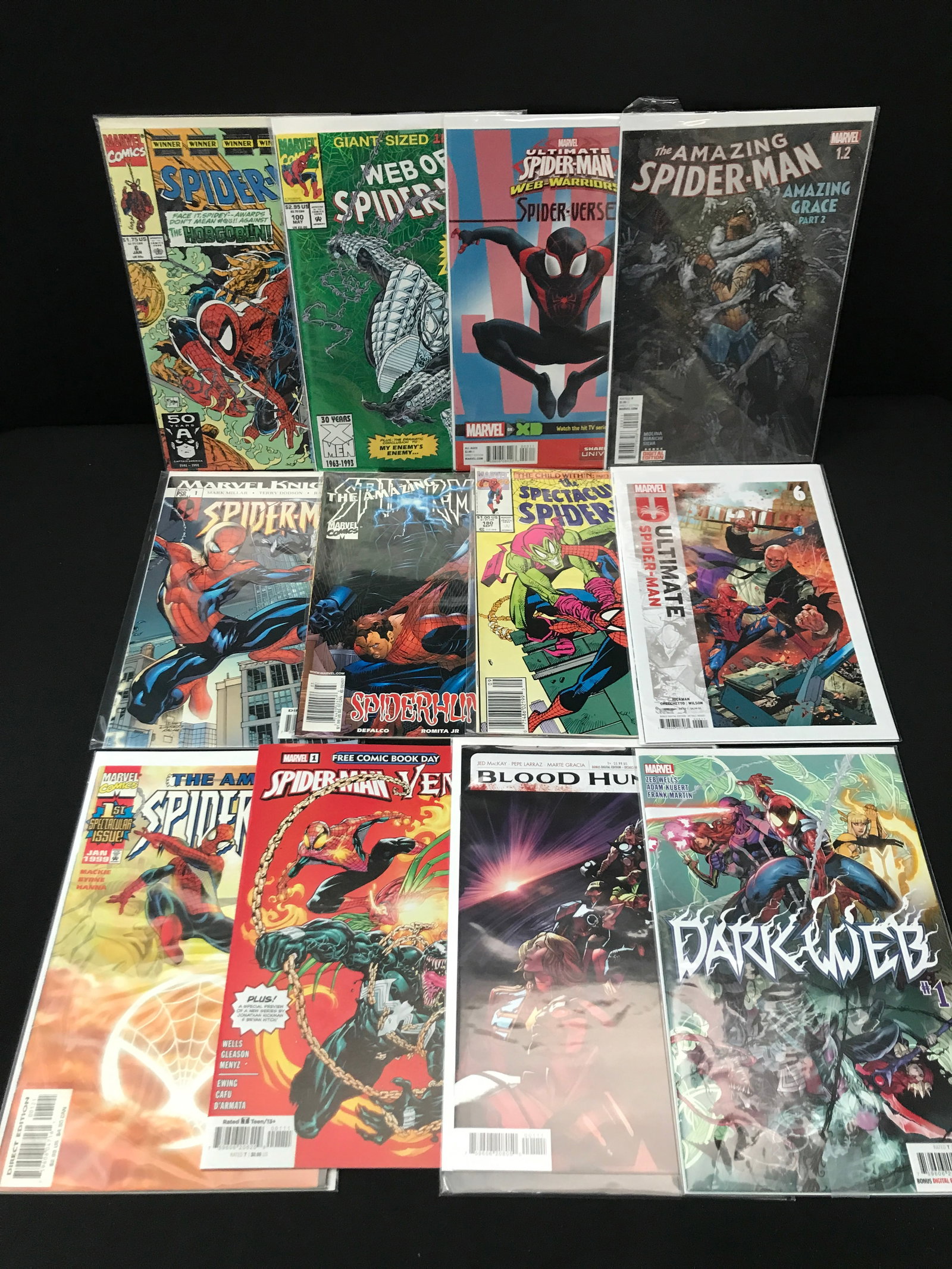 LOT OF 12 SPIDERMAN COMICS - MARVEL COMICS (1 of 1)