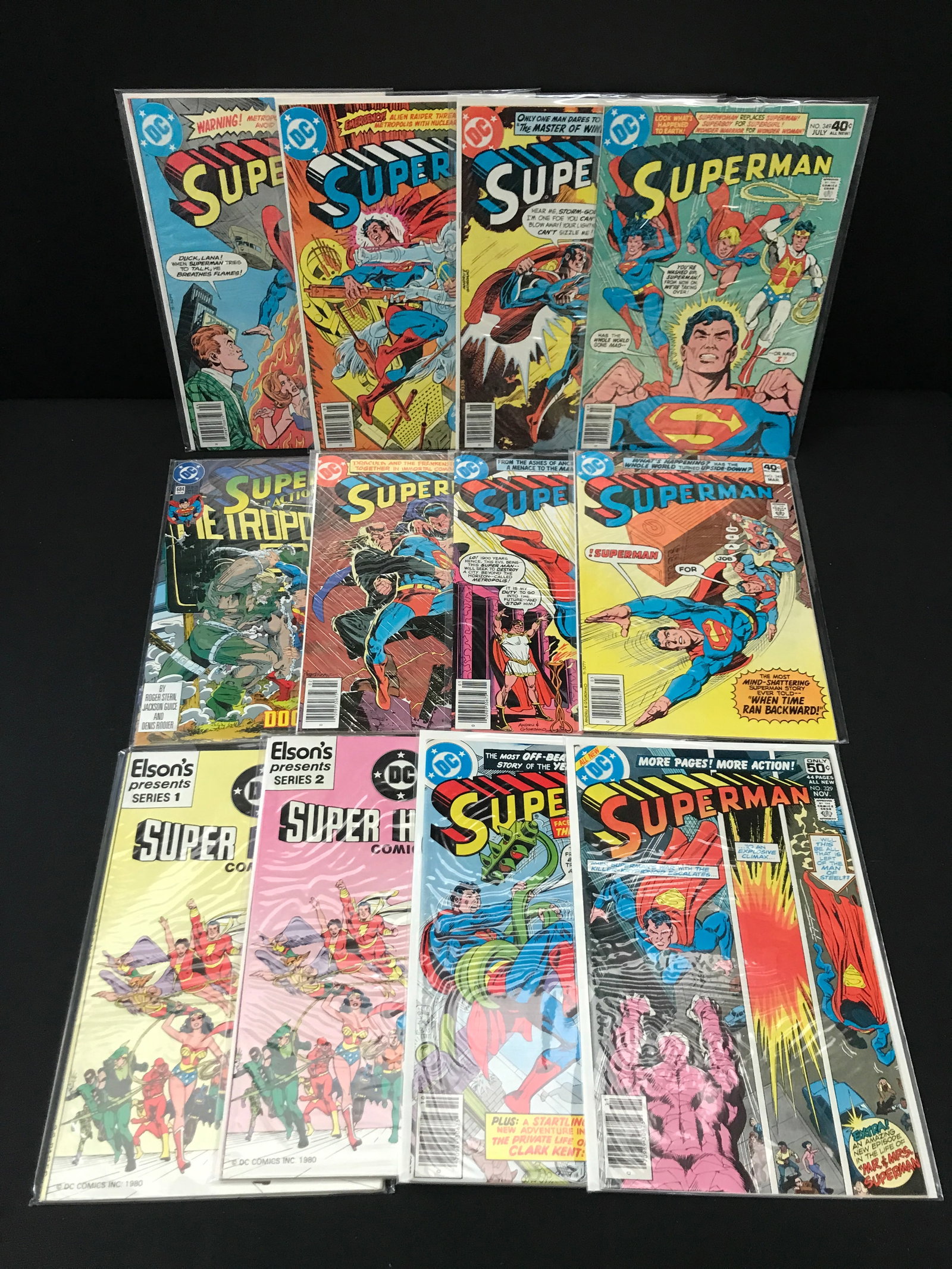 LOT OF 12 SUPERMAN COMICS - DC COMICS (1 of 1)