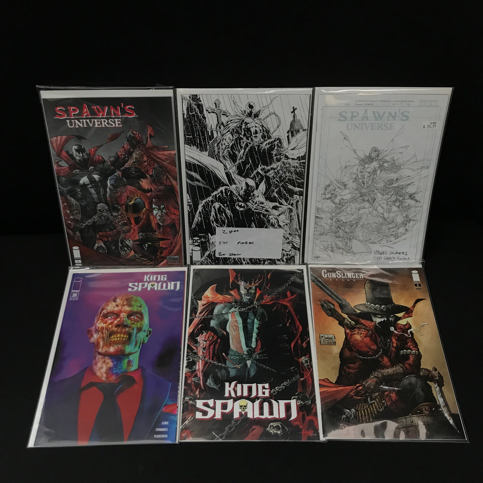 LOT OF 6 SPAWN COMICS - IMAGE COMICS: Prices are in Canadian dollars