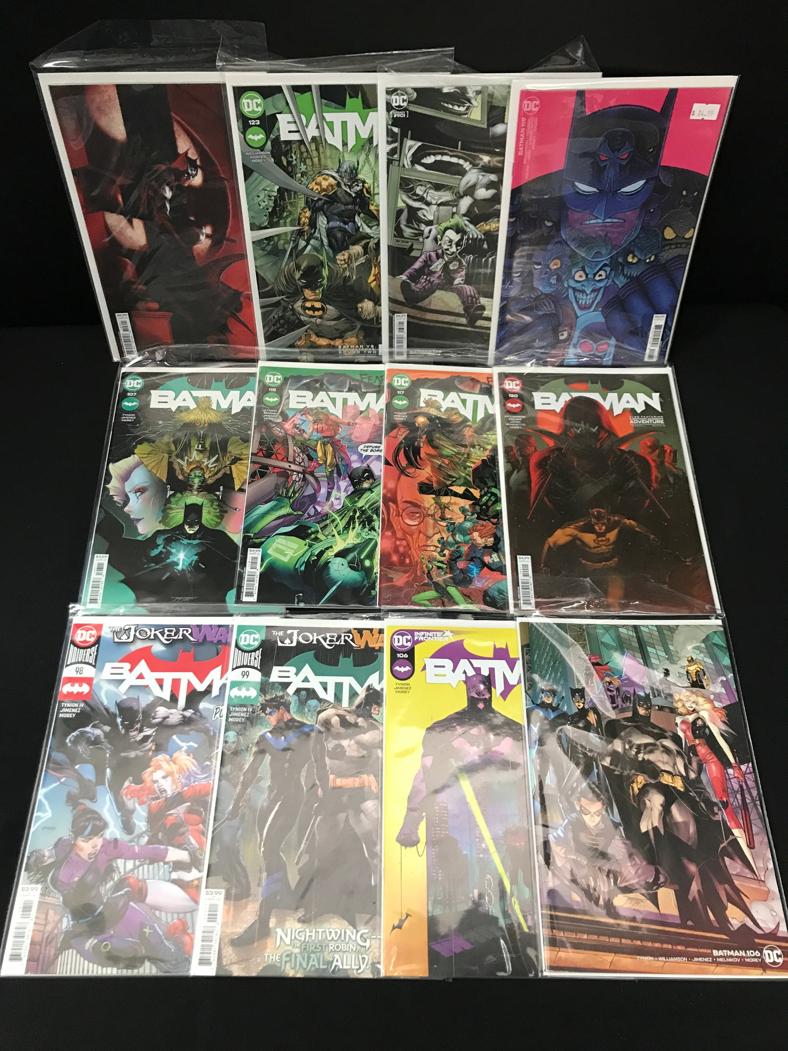 LOT OF 9 BATMAN COMICS - DC COMICS: Prices are in Canadian dollars