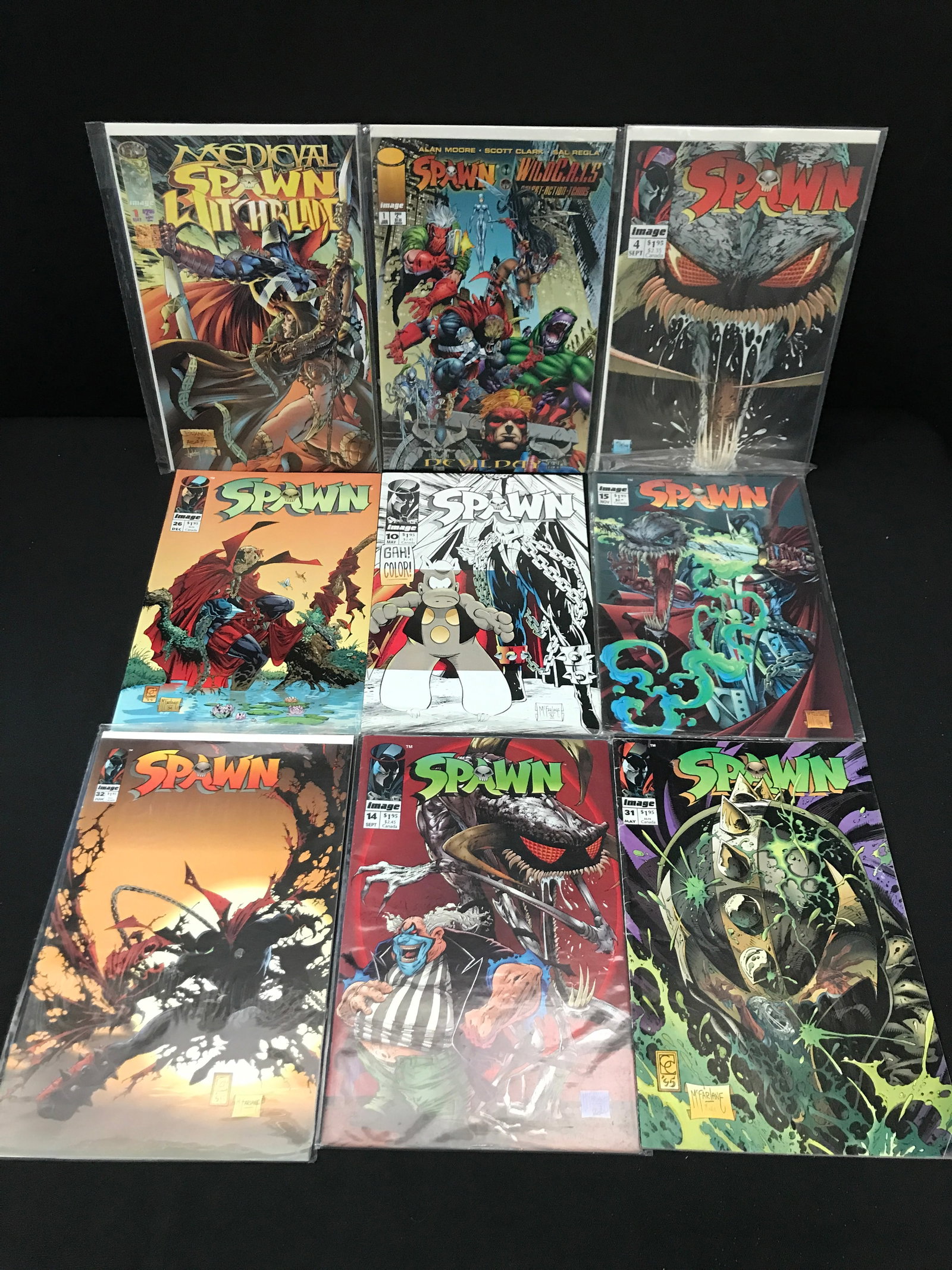 LOT OF 9 SPAWN COMICS - IMAGE COMICS (1 of 1)