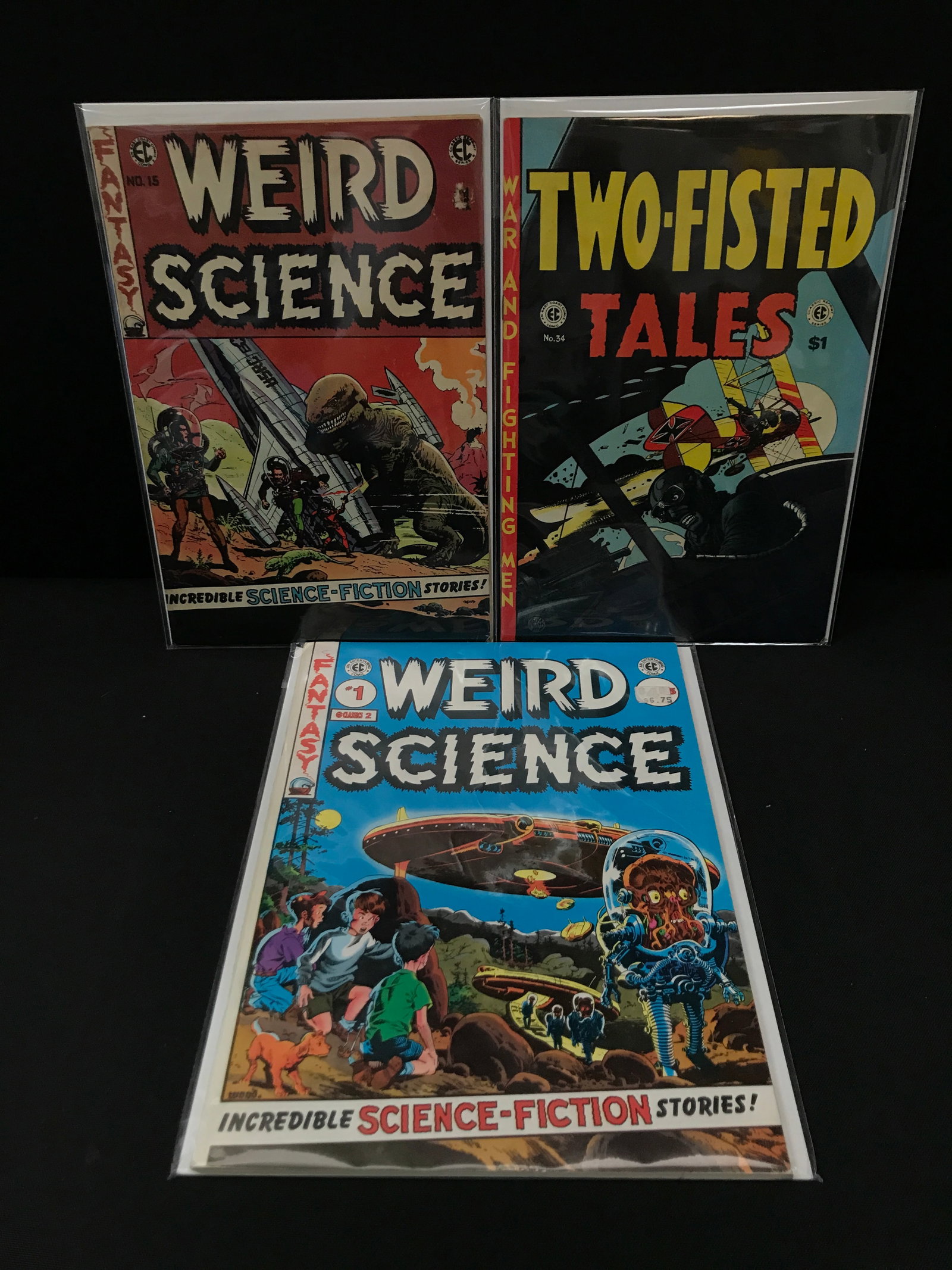LOT OF 3 MIXED TITLE COMICS - AN ENTERTAINING COMIC: Prices are in Canadian dollars