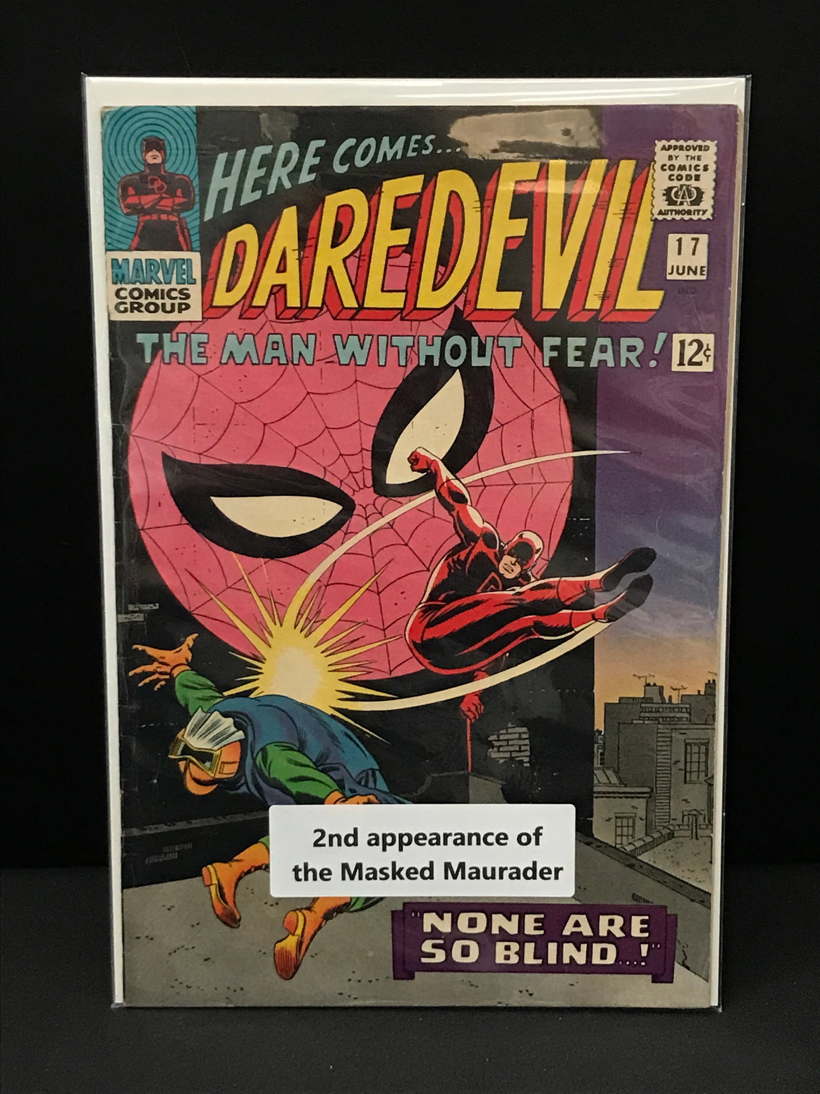 DAREDEVIL #17 2ND APP OF THE MASKED MARAUDER - MARVEL COMICS: Prices are in Canadian dollars
