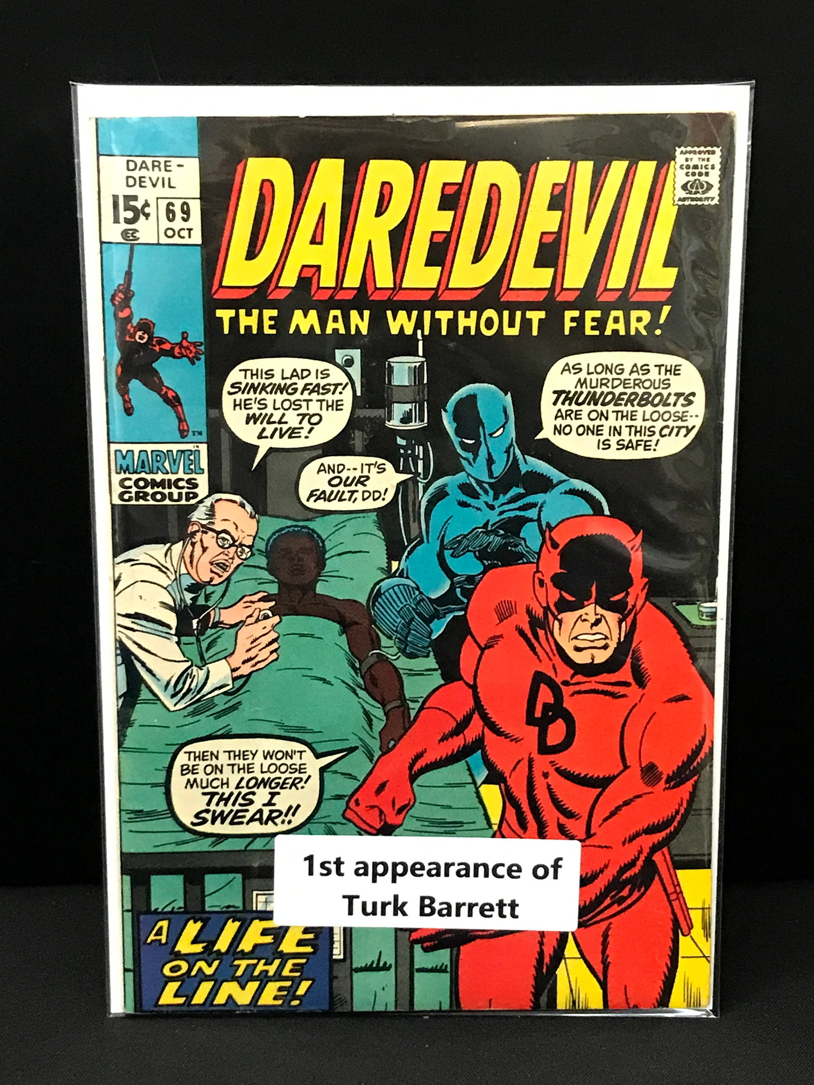 DAREDEVIL #69 1ST APP OF TURK BARRETT - MARVEL COMICS: Prices are in Canadian Dollars
