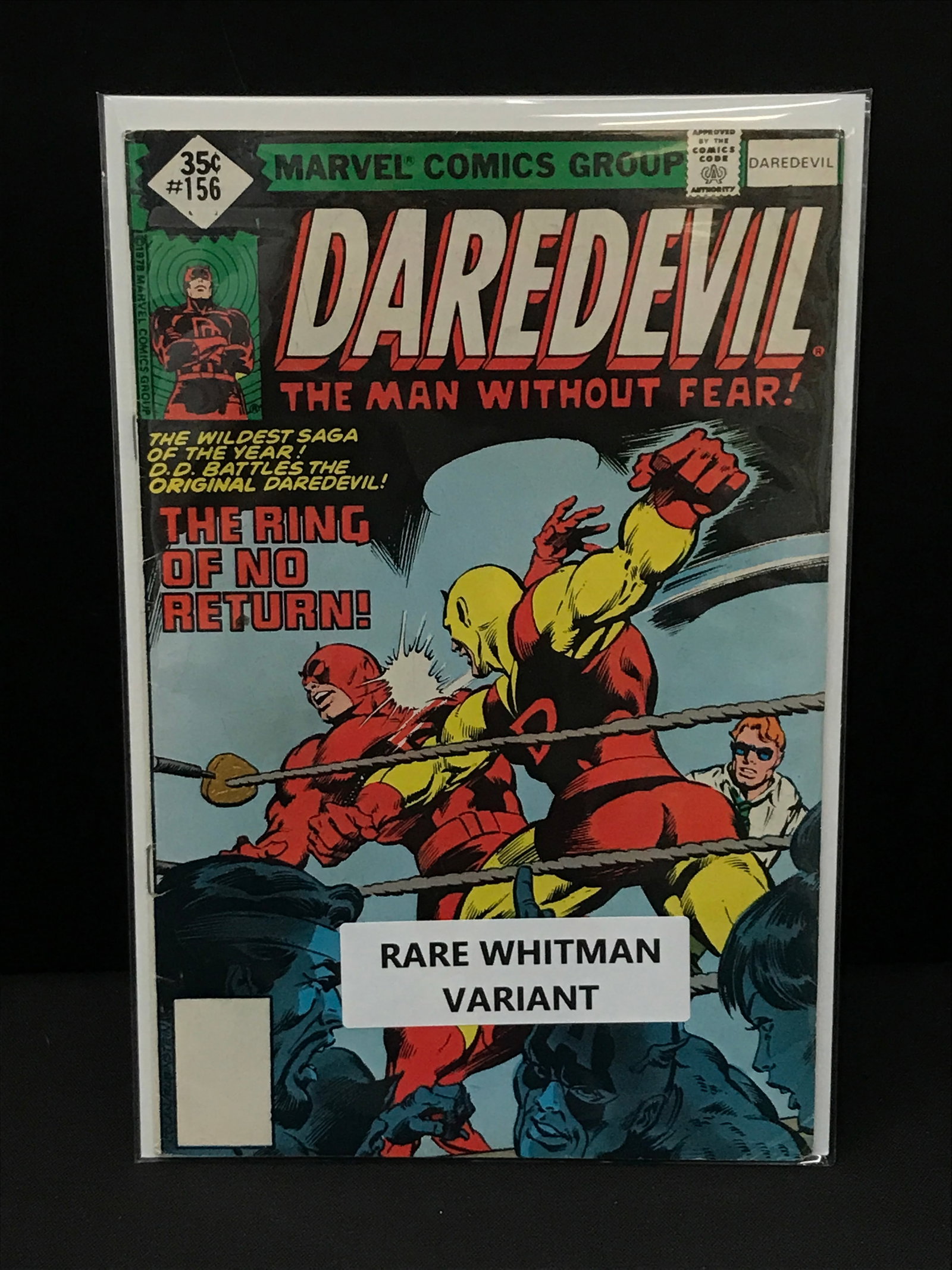 DAREDEVIL #156 RARE WHITMAN VARIANT - MARVEL COMICS: Prices are in Canadian Dollars
