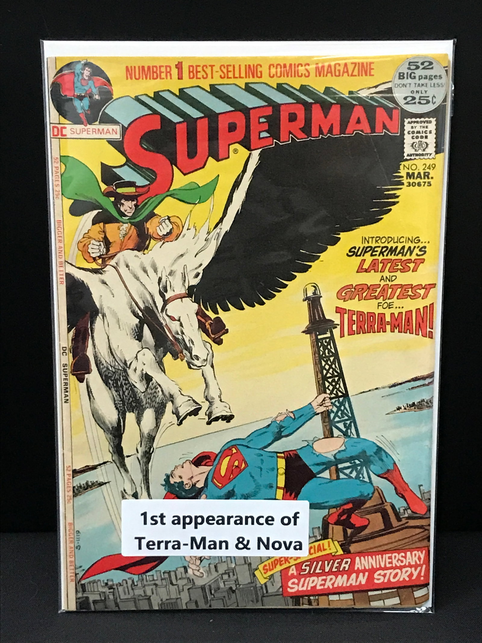 SUPERMAN #249 1ST APP OF TERRA-MAN & NOVA - DC COMICS: Prices are in Canadian Dollars