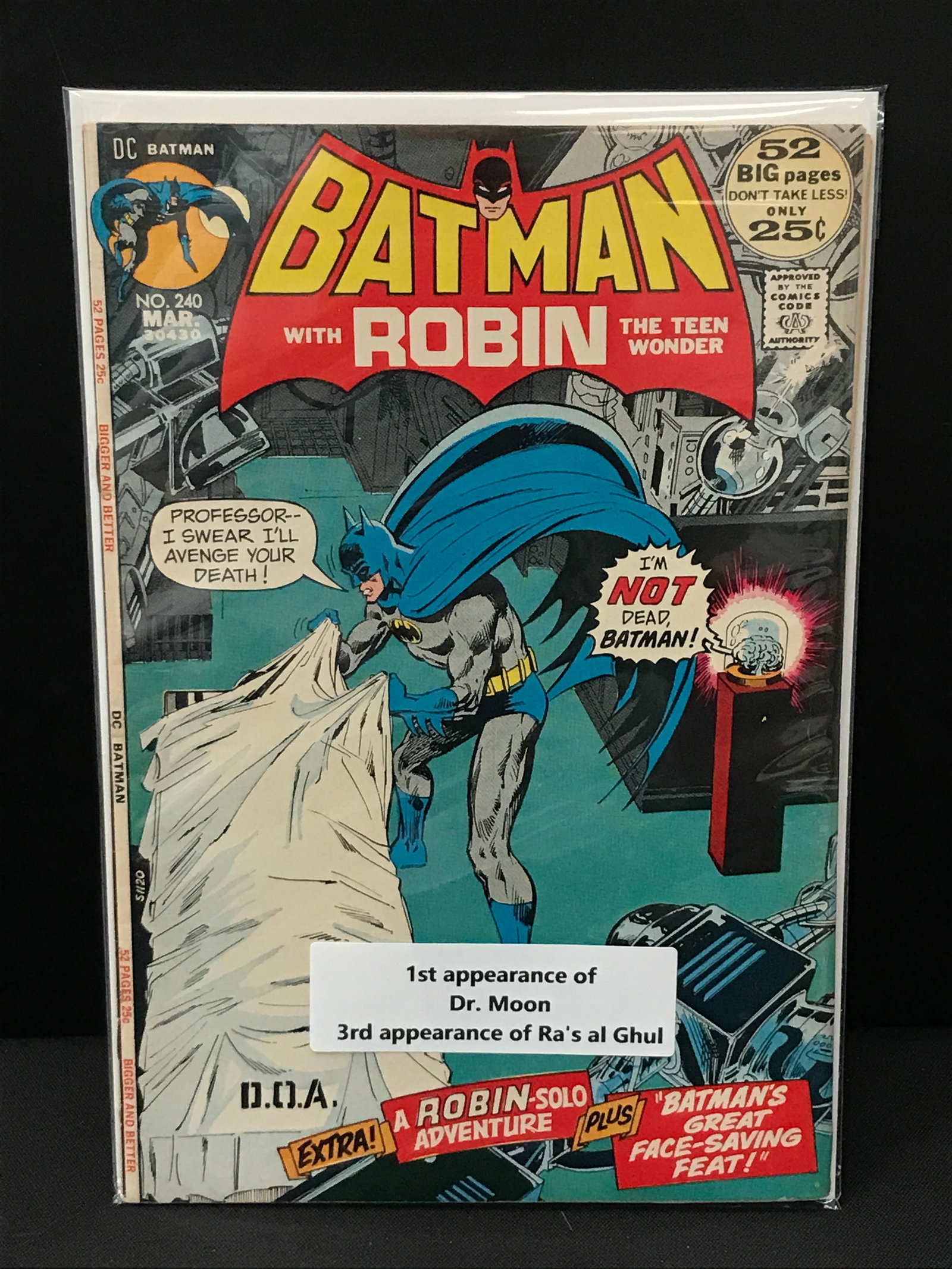 BATMAN #240 1ST APP DR. MOON - DC COMICS: Prices are in Canadian Dollars