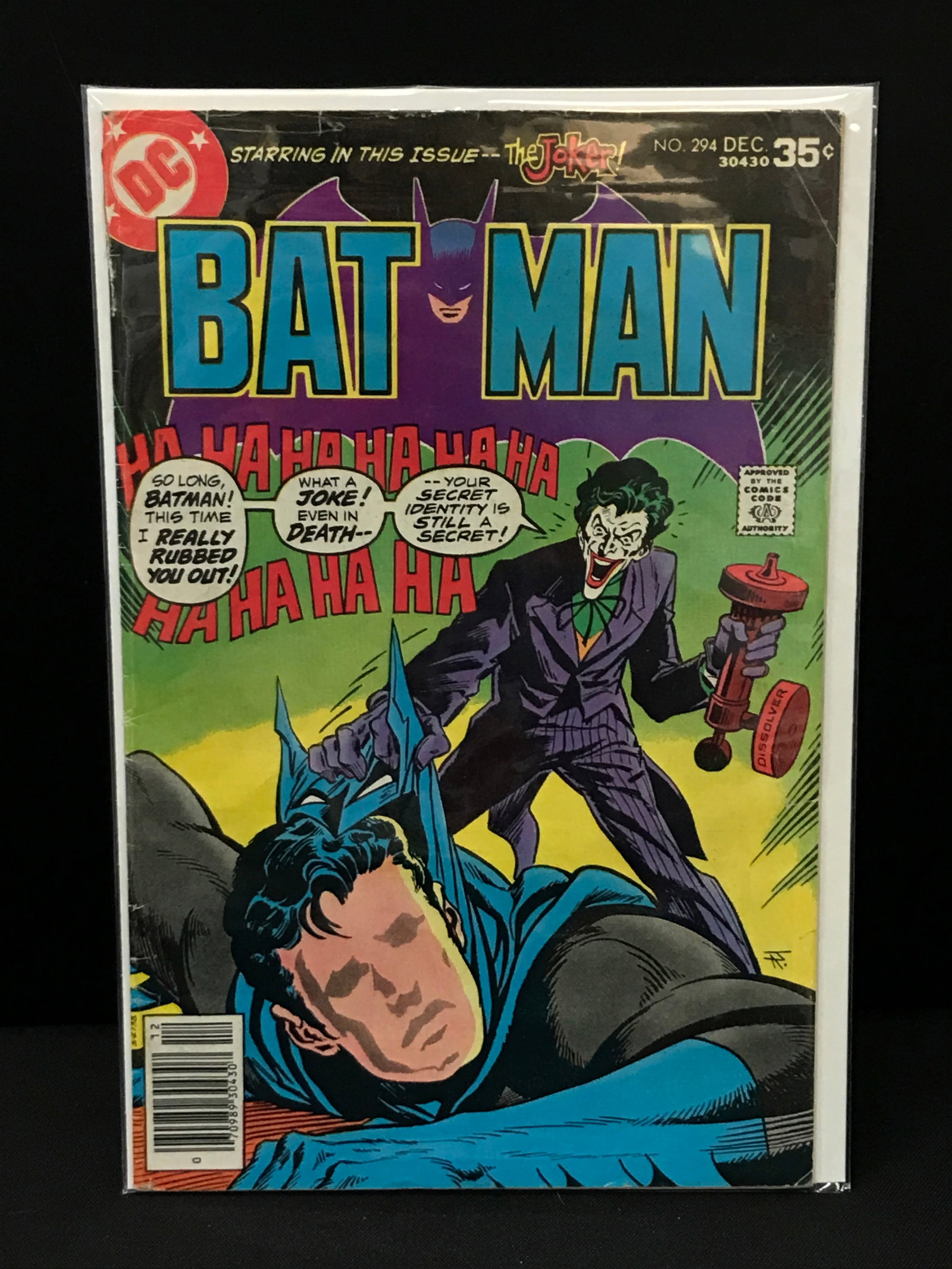 BATMAN #294 - DC COMICS: Prices are in Canadian Dollars