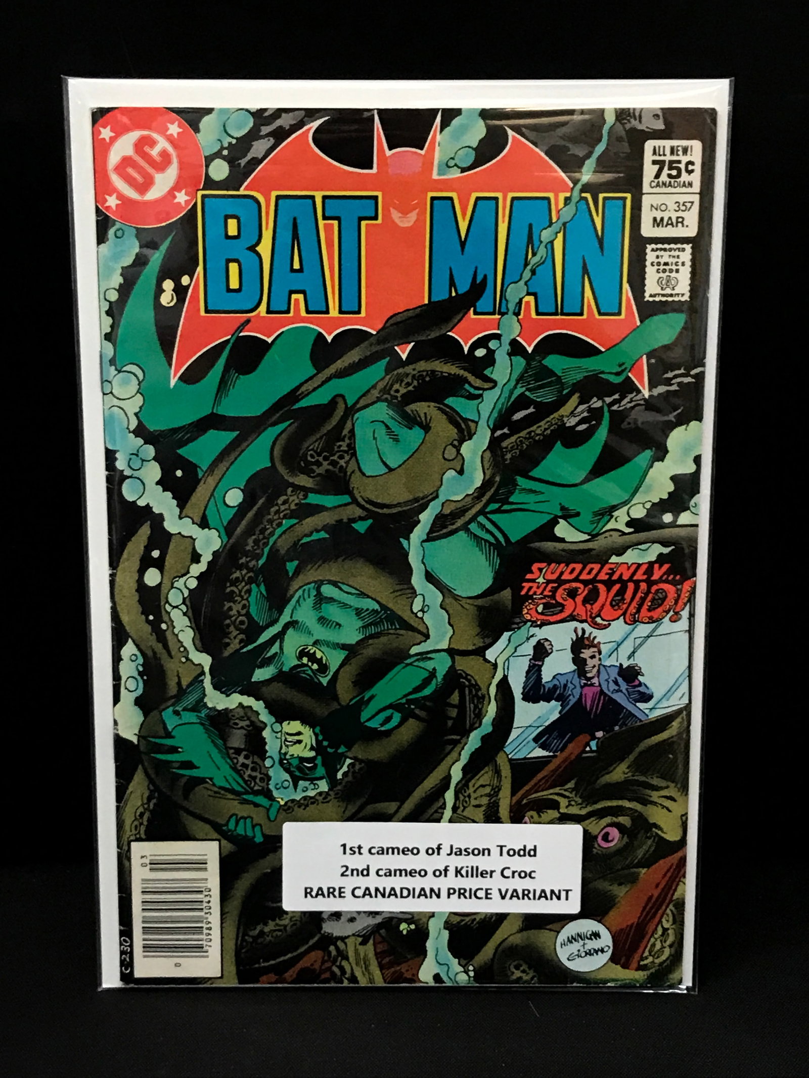 BATMAN #357 1ST CAMEO OF JASON TODD - DC COMICS: Prices are in Canadian Dollars