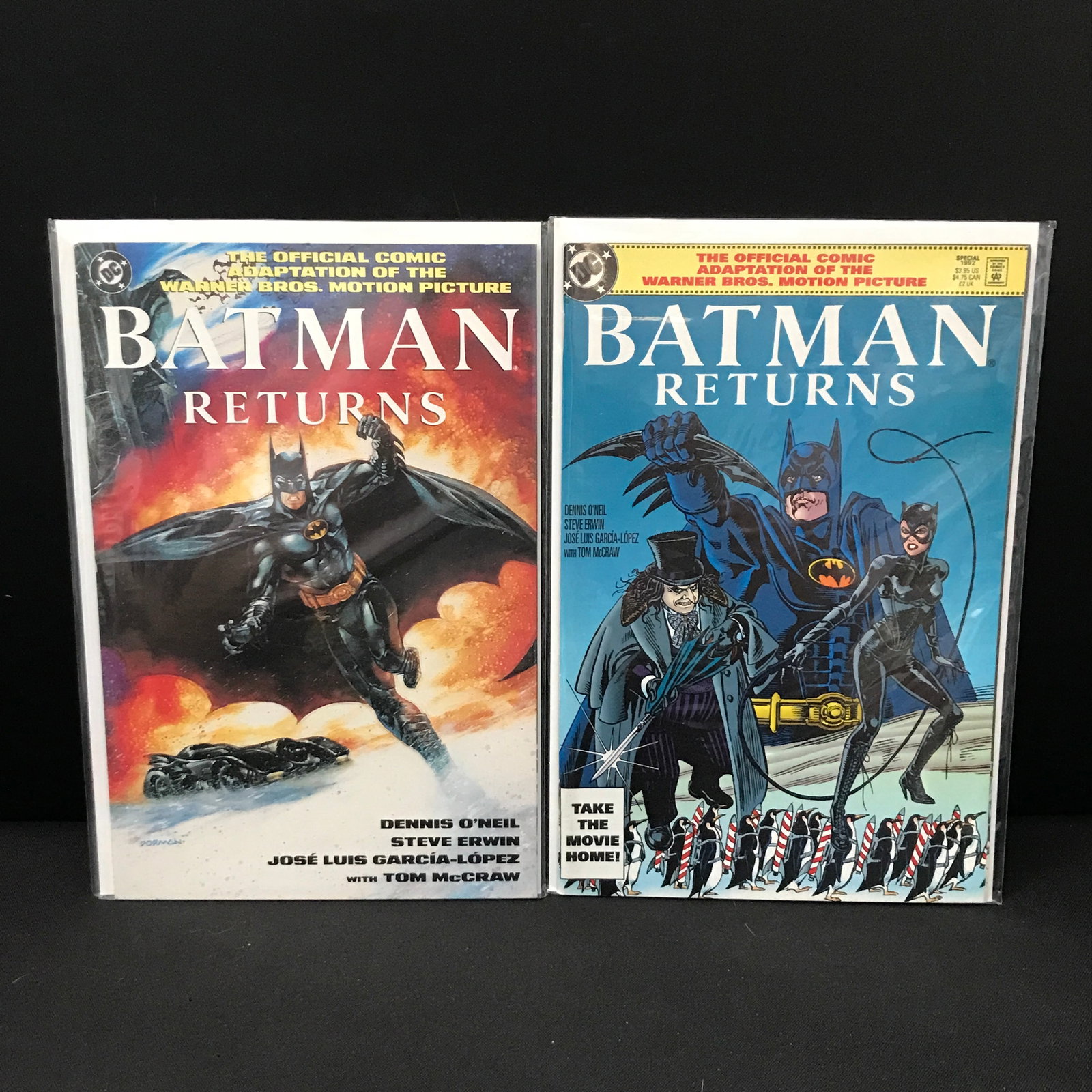 LOT OF 2 BATMAN RETURNS COMICS - DC COMICS: Prices are in Canadian Dollars