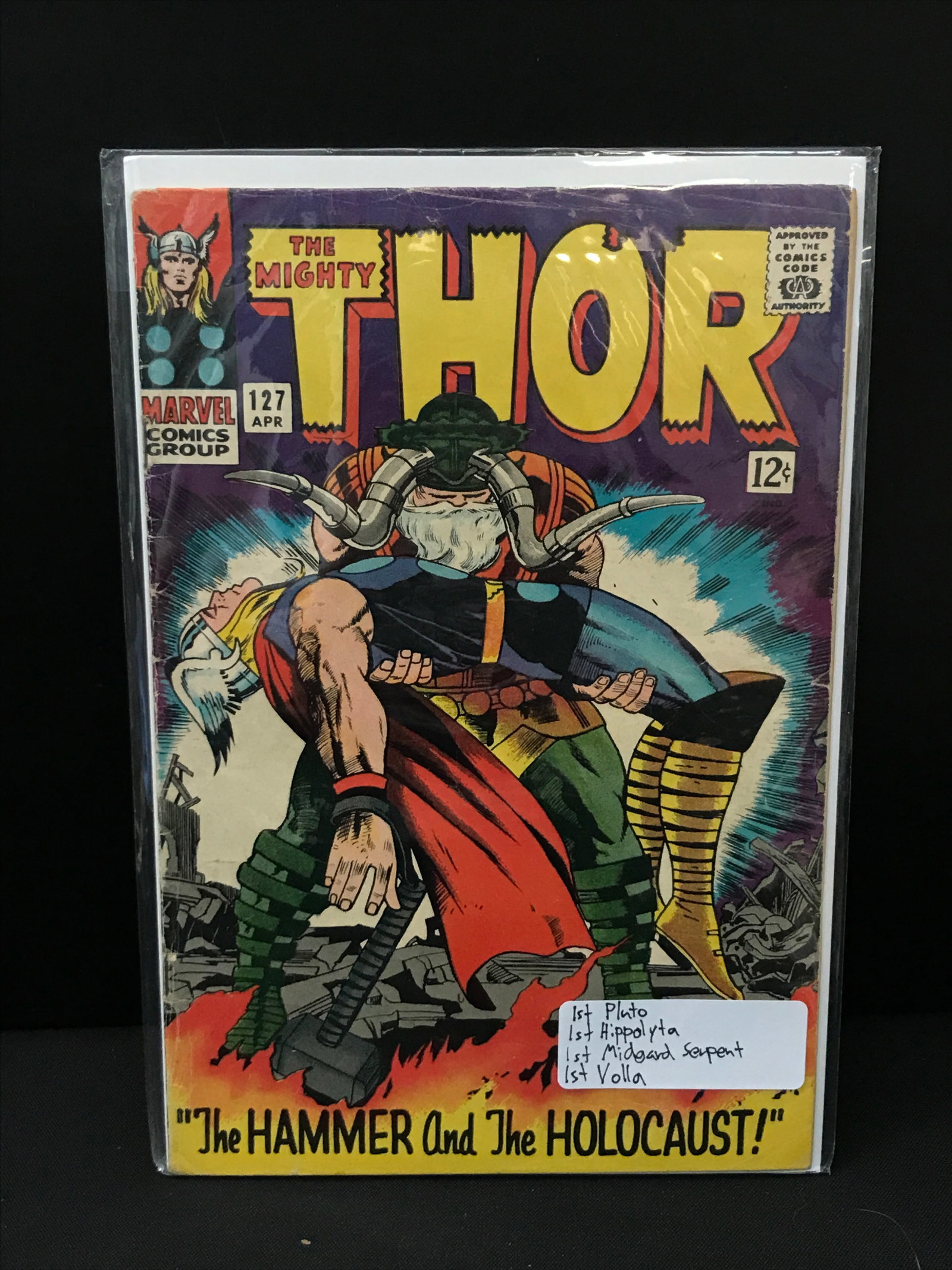 THE MIGHTY THOR #127 LOTS OF 1ST APPS - MARVEL COMICS (1 of 1)