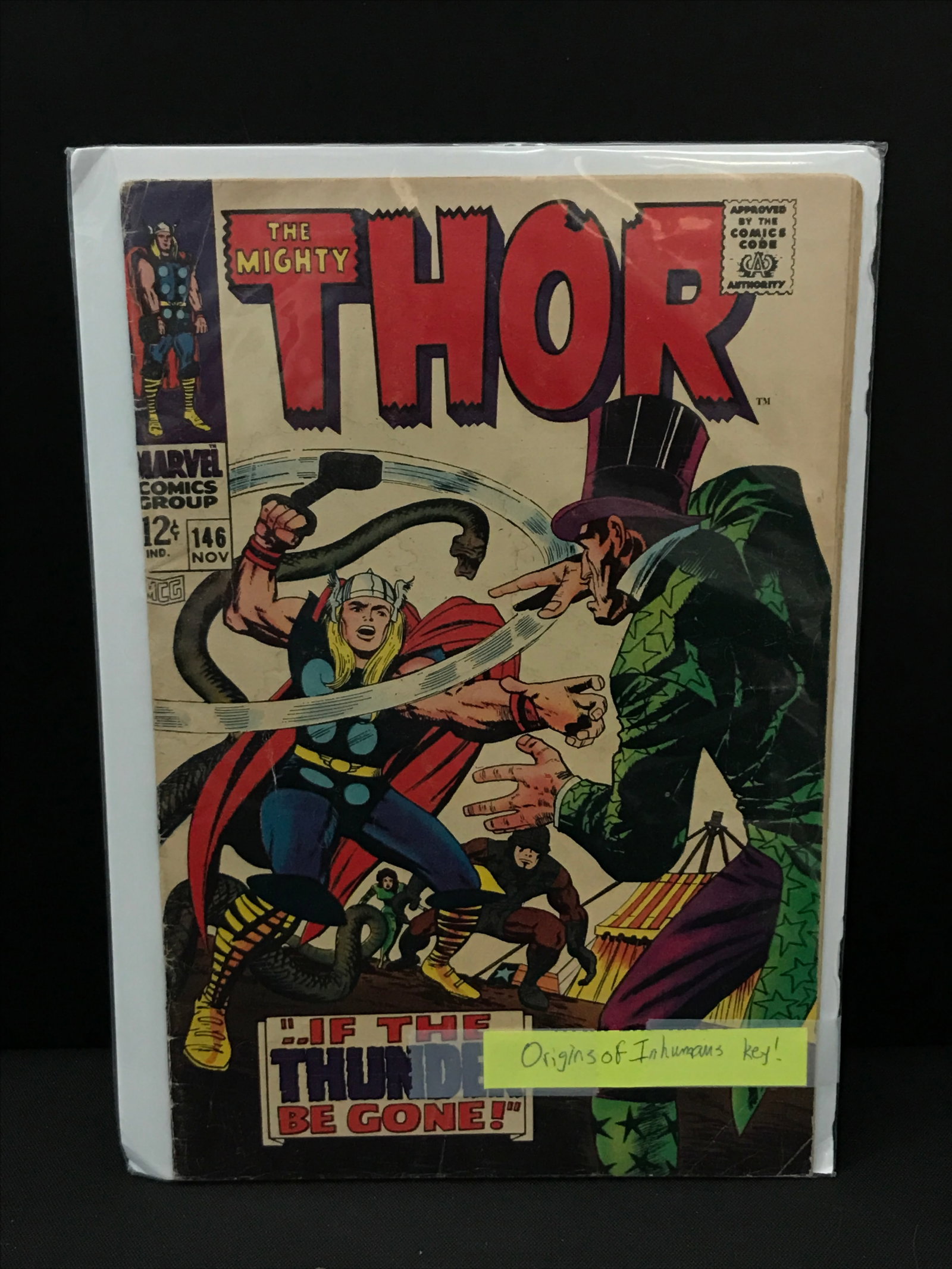 THE MIGHTY THOR #146 ORIGINS OF INHUMANS - MARVEL COMICS: Prices are in Canadian Dollars