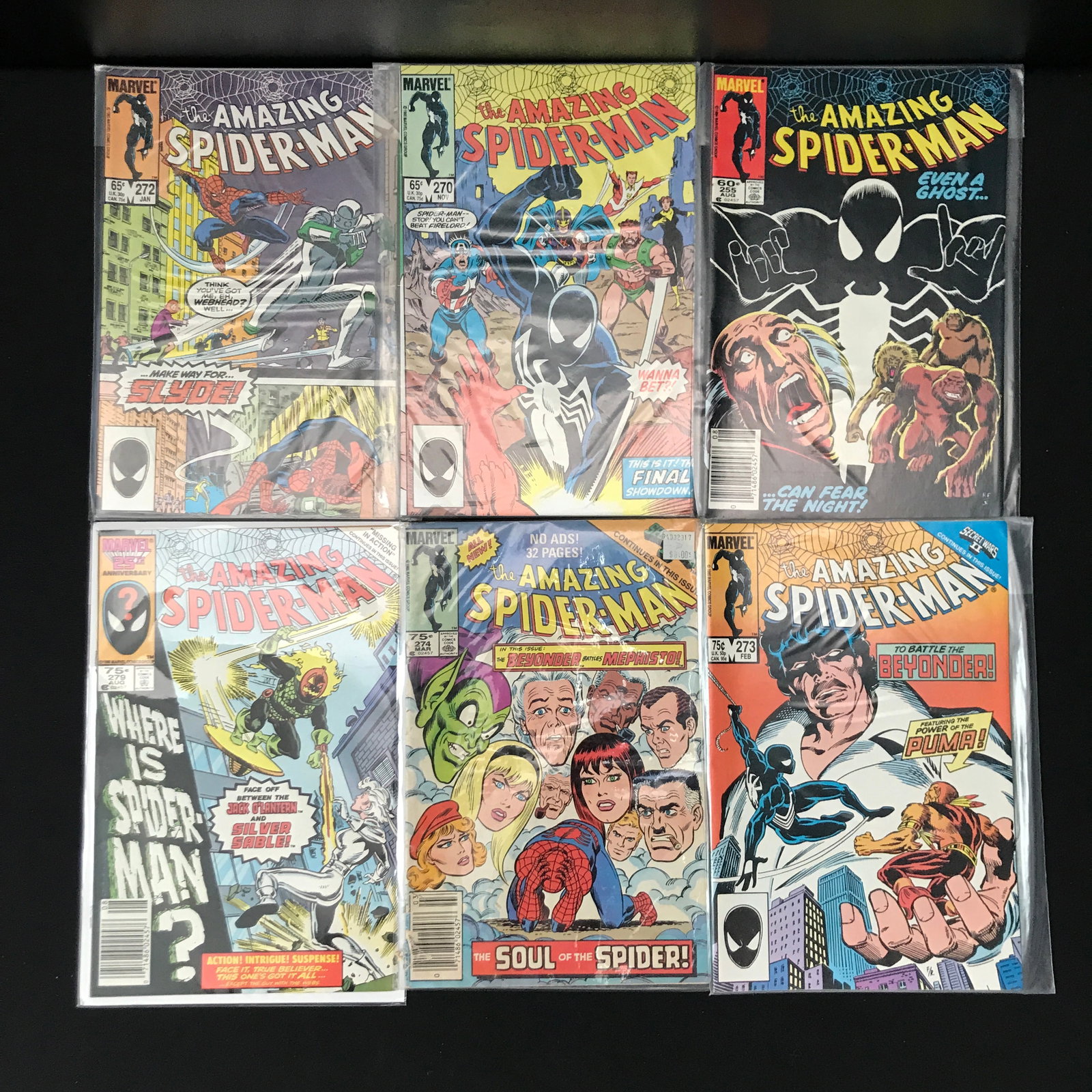 LOT OF 6 AMAZING SPIDERMAN COMICS - MARVEL COMICS: Prices are in Canadian Dollars