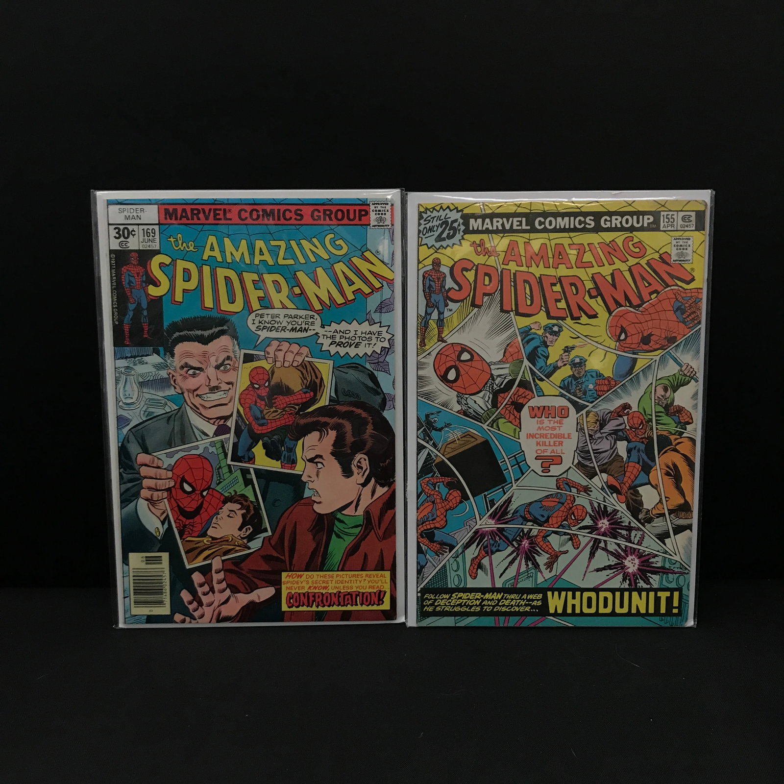 LOT OF 2 AMAZING SPIDERMAN COMICS - MARVEL COMICS: Prices are in Canadian Dollars