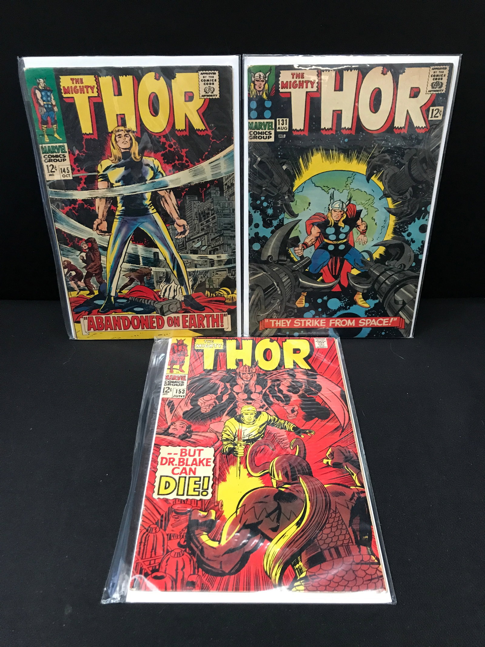 LOT OF 3 THE MIGHTY THOR COMICS - MARVEL COMICS: Prices are in Canadian Dollars