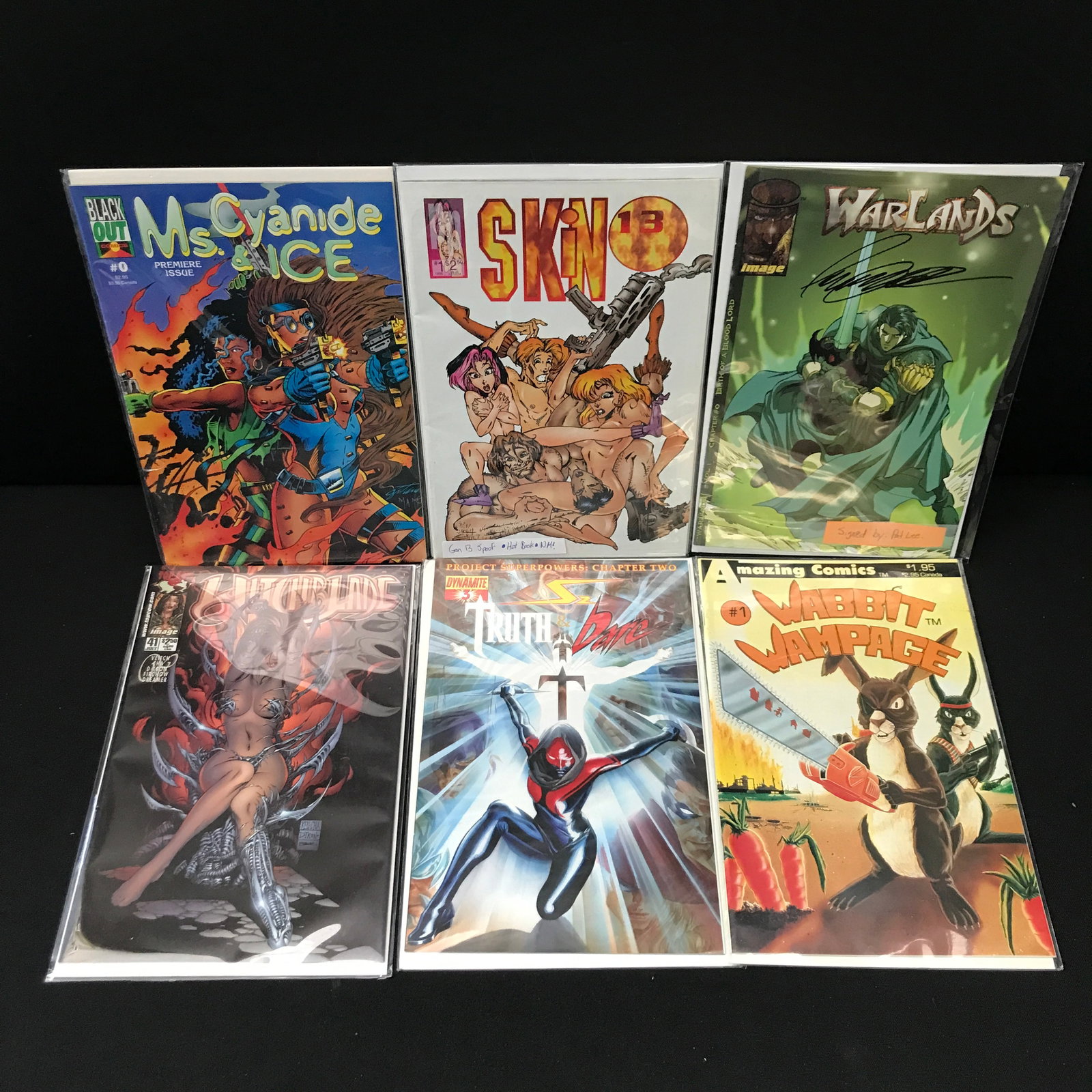 LOT OF 6 MIXED TITLE COMICS - VARIOUS PUBLISHERS: Prices are in Canadian Dollars