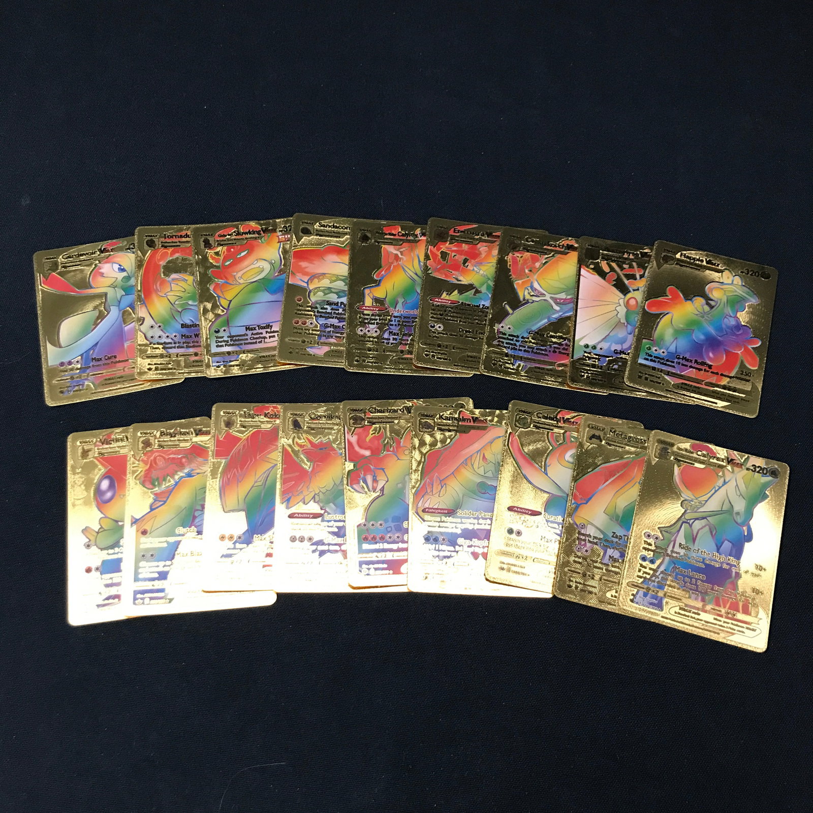 LOT OF POKEMON TCG RAINBOW TRADING CARDS: Prices are in Canadian dollars
