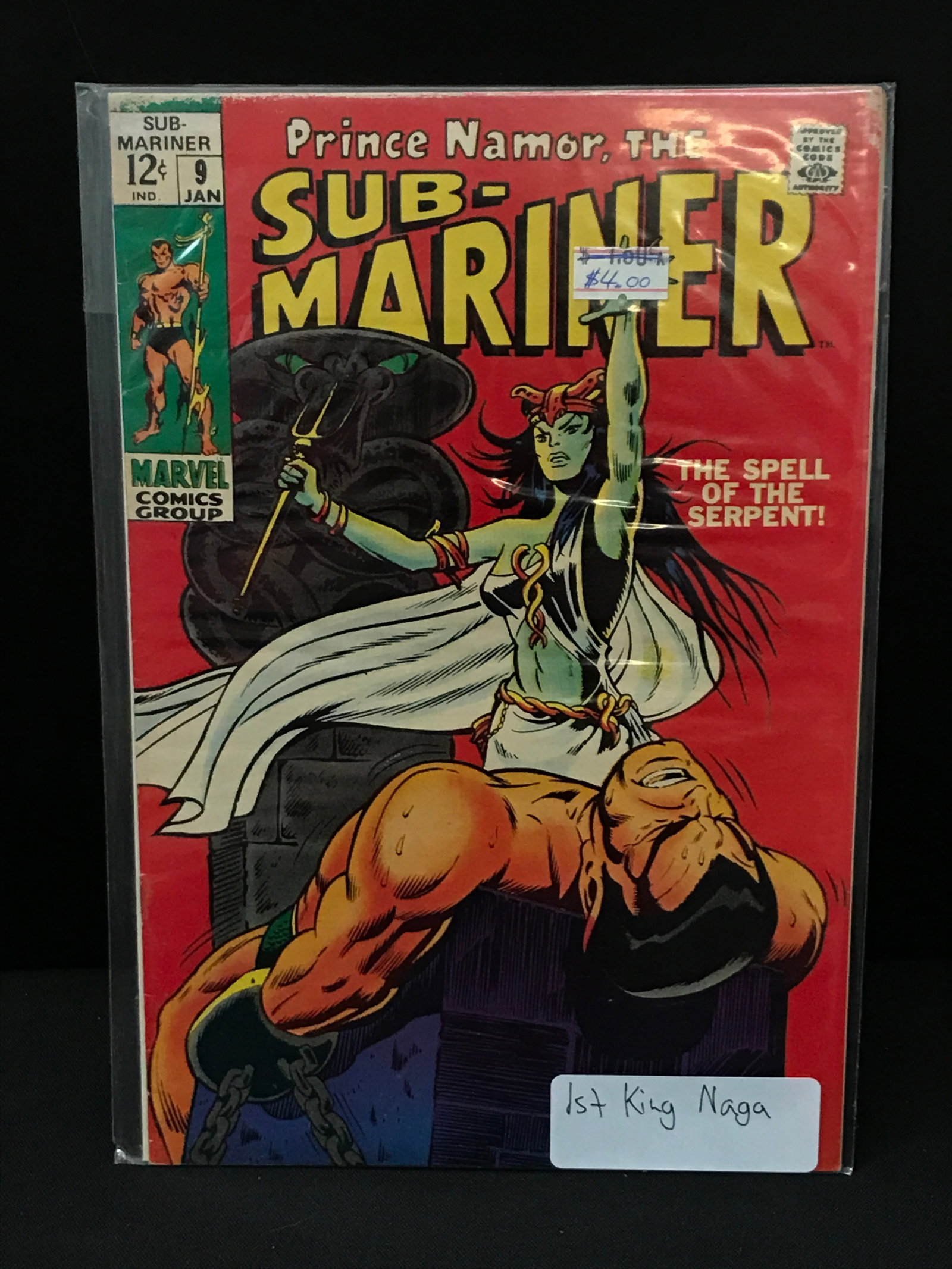 PRINCE NAMOR THE SUB-MARINER #9 1ST KING NAGA - MARVEL COMICS: Prices are in Canadian dollars