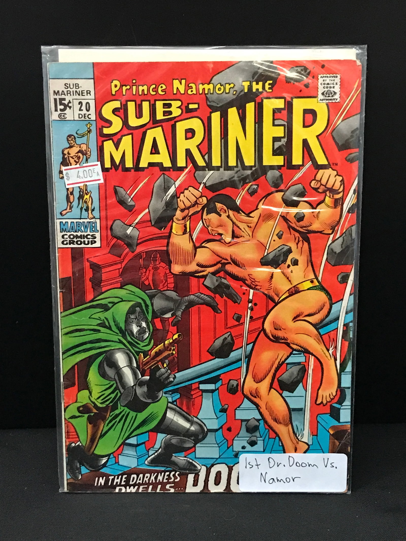 PRINCE NAMOR THE SUB-MARINER #20 1ST BATTLE WITH DR. DOOM - MARVEL COMICS: Prices are in Canadian dollars