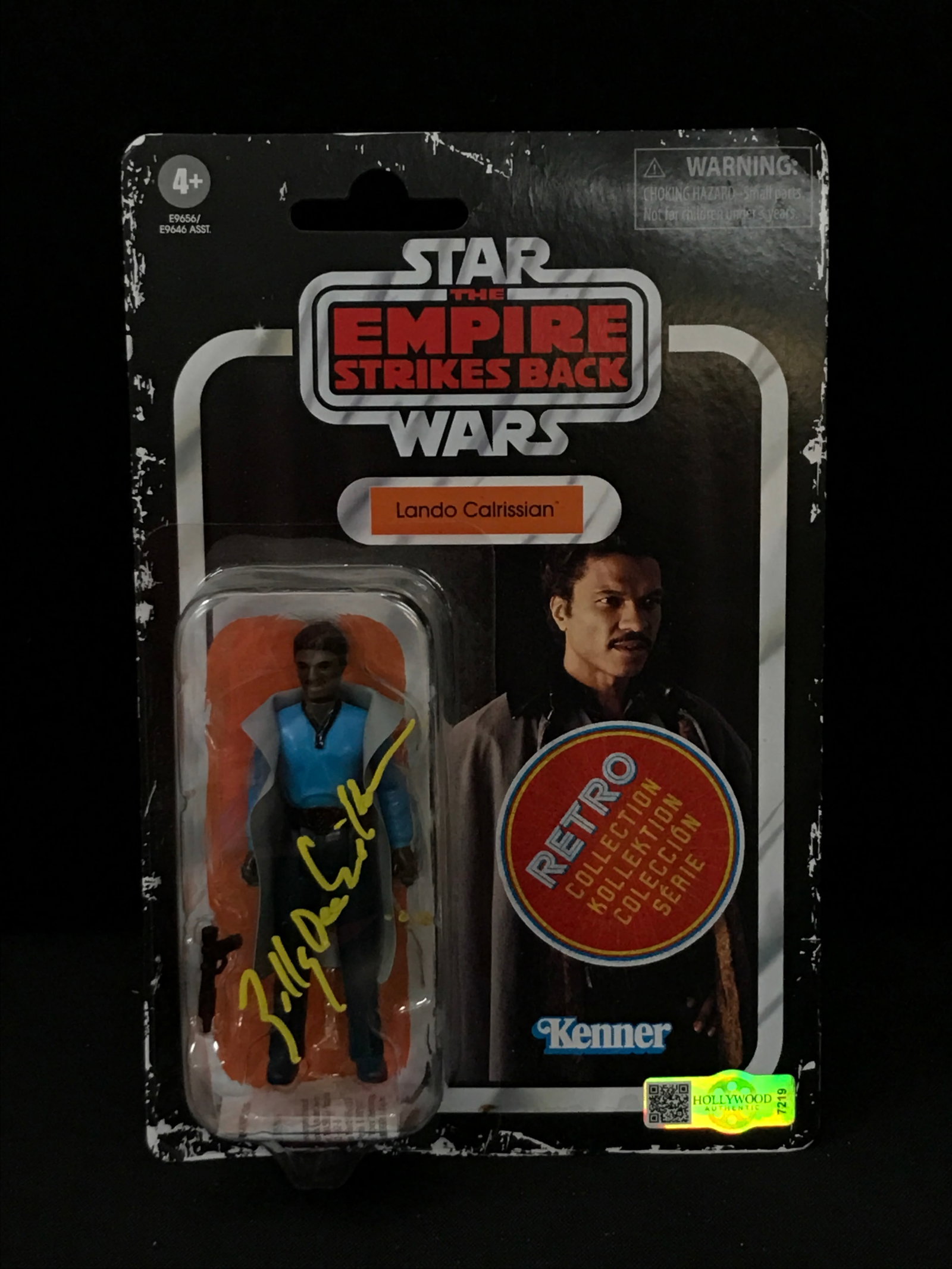 BILLY DEE WILLIAMS SIGNED LANDO STAR WARS ACTION FIGURE - HOLLYWOOD COA (1 of 1)
