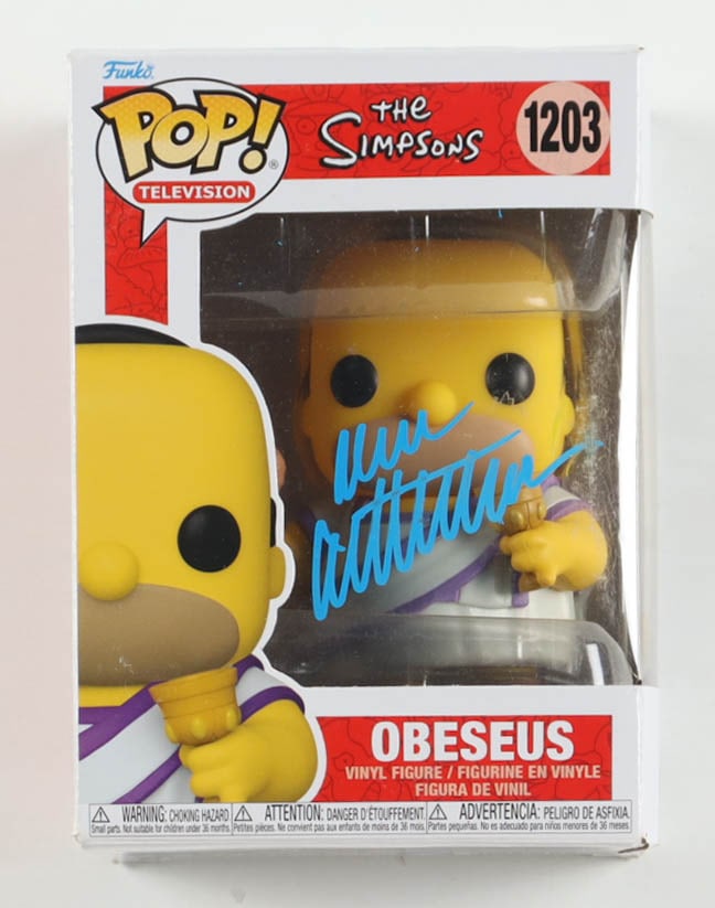 DAN CASTELLANETA SIGNED HOMER SIMPSON FUNKO POP - JSA COA: Prices are in Canadian dollars