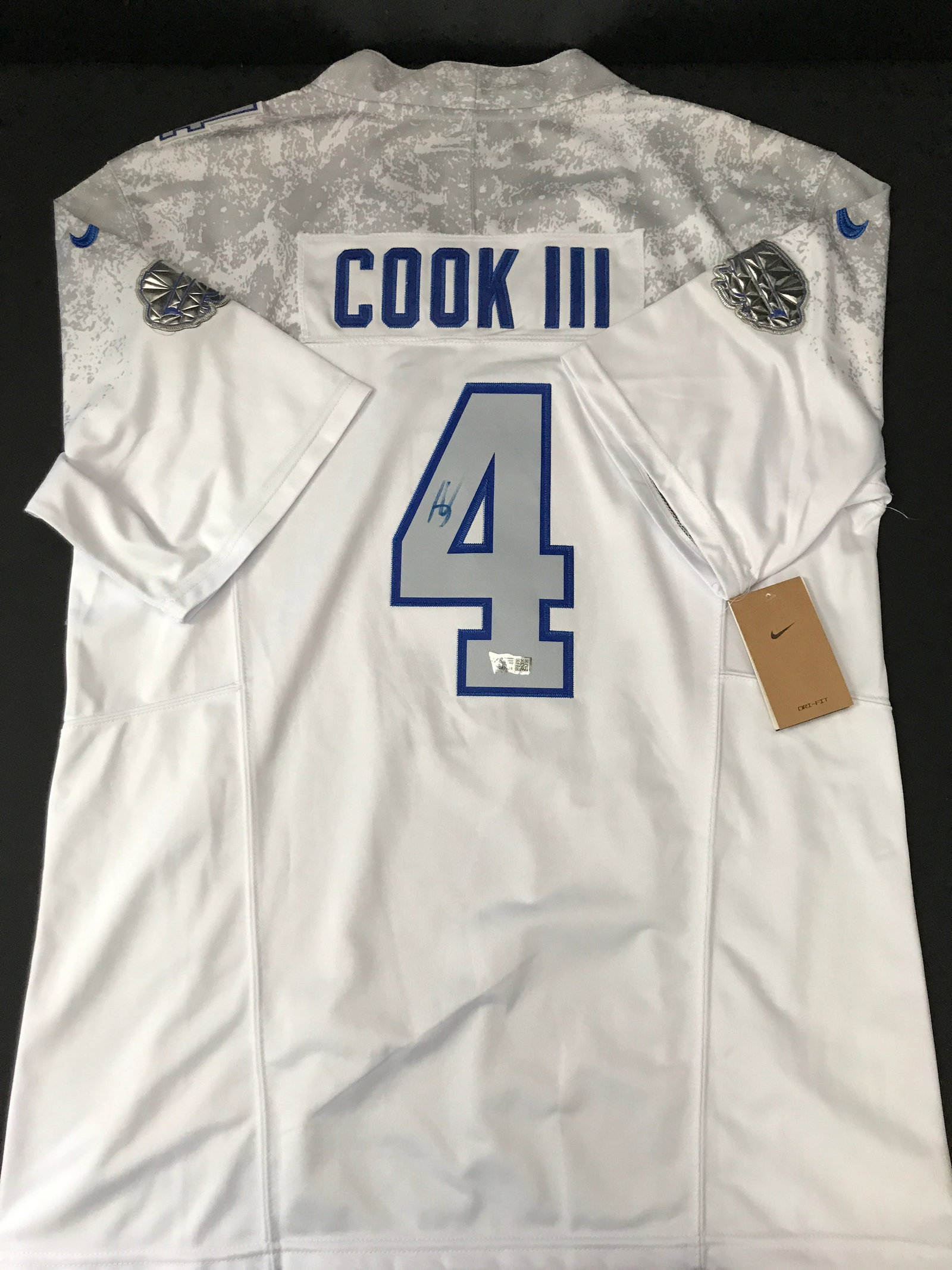 JAMES COOK III SIGNED BUFFALO BILLS CUSTOM JERSEY - ACE COA: Prices are in Canadian dollars