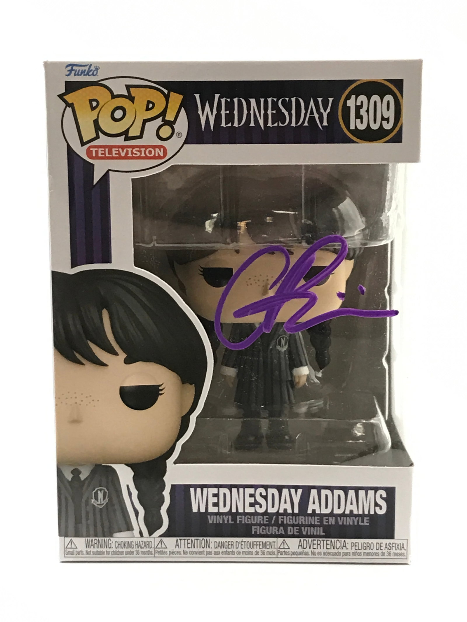 CHRISTINA RICCI SIGNED WEDNESDAY ADDAMS FUNKO POP - WWOC COA: Prices are in Canadian dollars
