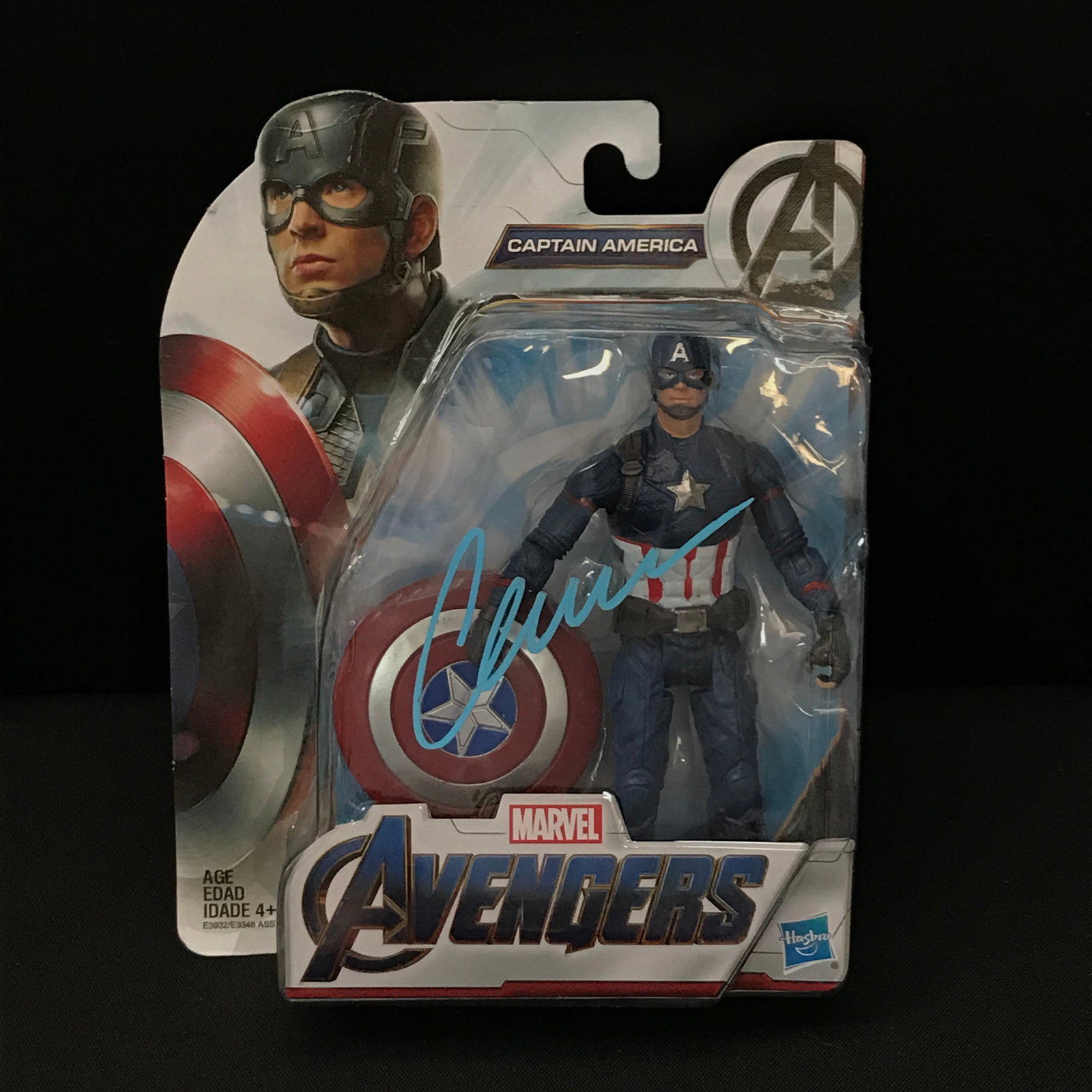 CHRIS EVANS SIGNED CAPTAIN AMERICA ACTION FIGURE - WWOC COA: Prices are in Canadian dollars