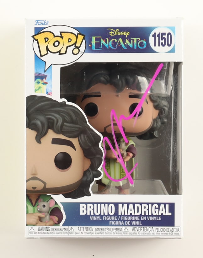 JOHN LEGUIZAMO SIGNED BRUNO ENCANTO FUNKO POP - BECKETT COA: Prices are in Canadian dollars