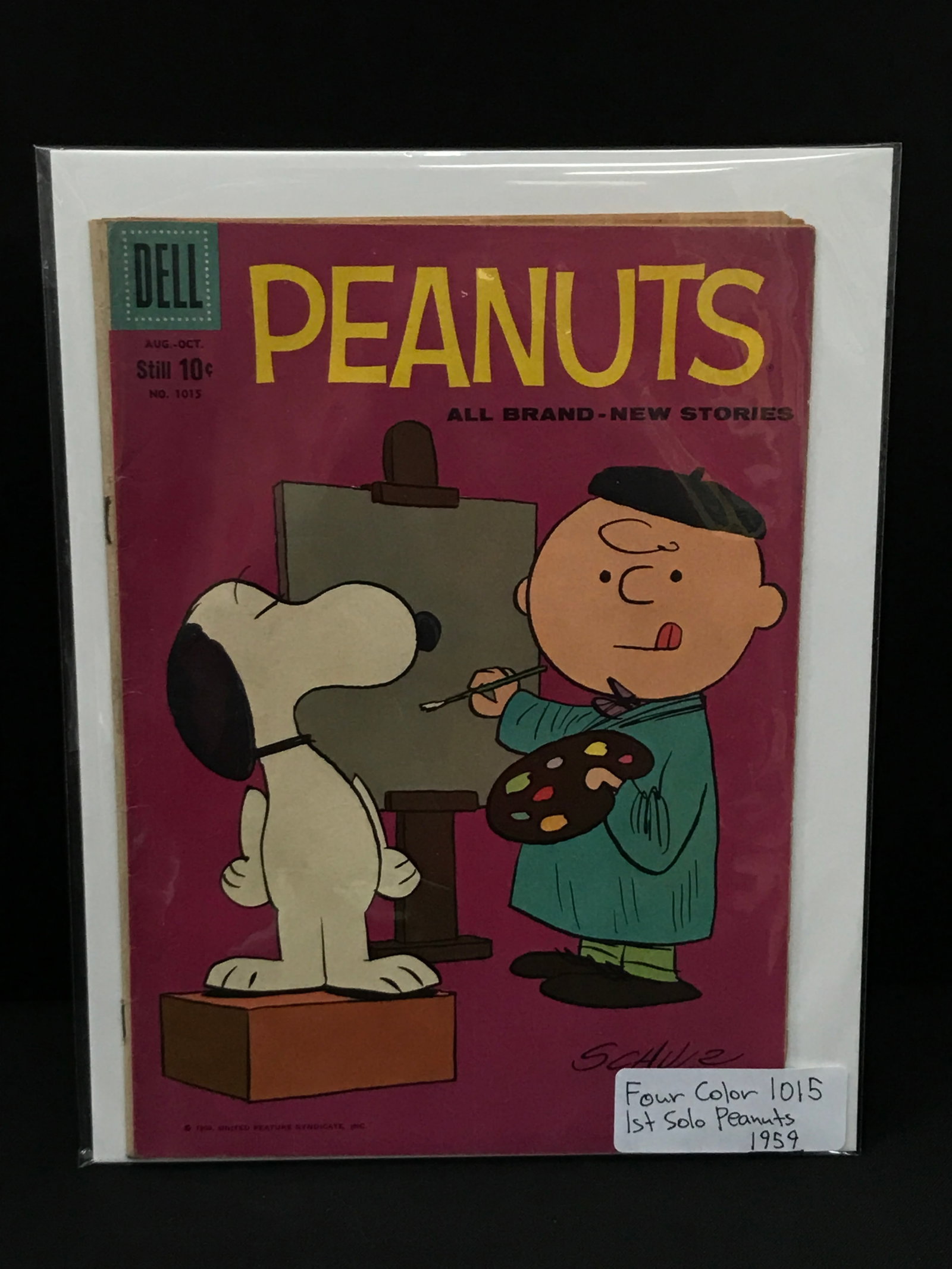 PEANUTS (1955) 1ST SOLO PEANUTS - DELL COMICS: Prices are in Canadian dollars
