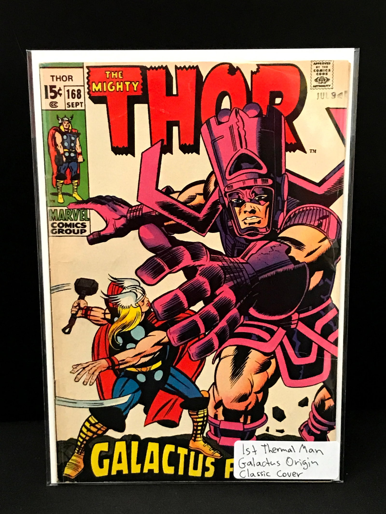 THE MIGHTY THOR #168 1ST THERMAL MAN - MARVEL COMICS: Prices are in Canadian dollars