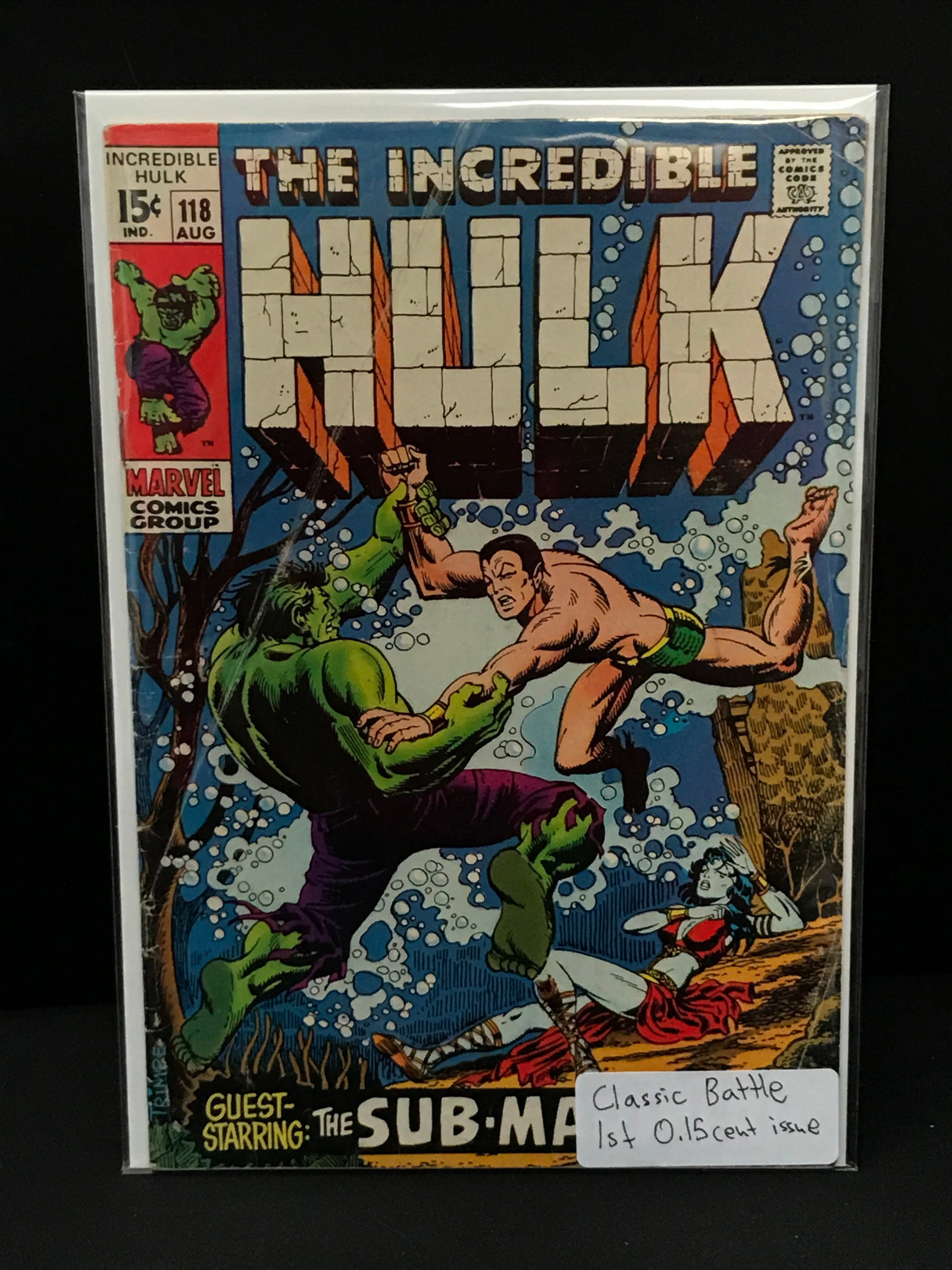 THE INCREDIBLE HULK #118 - MARVEL COMICS: Prices are in Canadian dollars