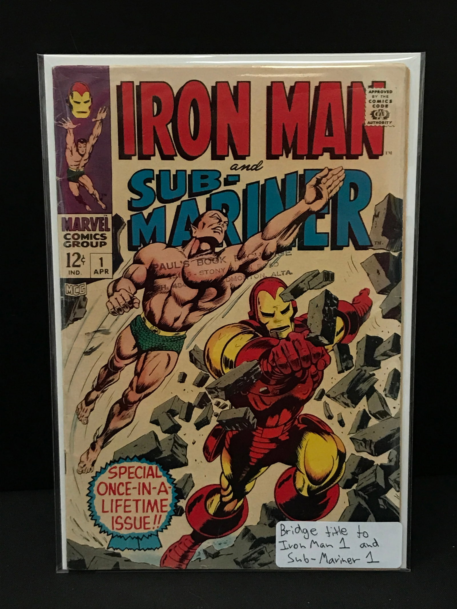 IRON MAN AND SUB MARINER #1 - MARVEL COMICS: Prices are in Canadian dollars