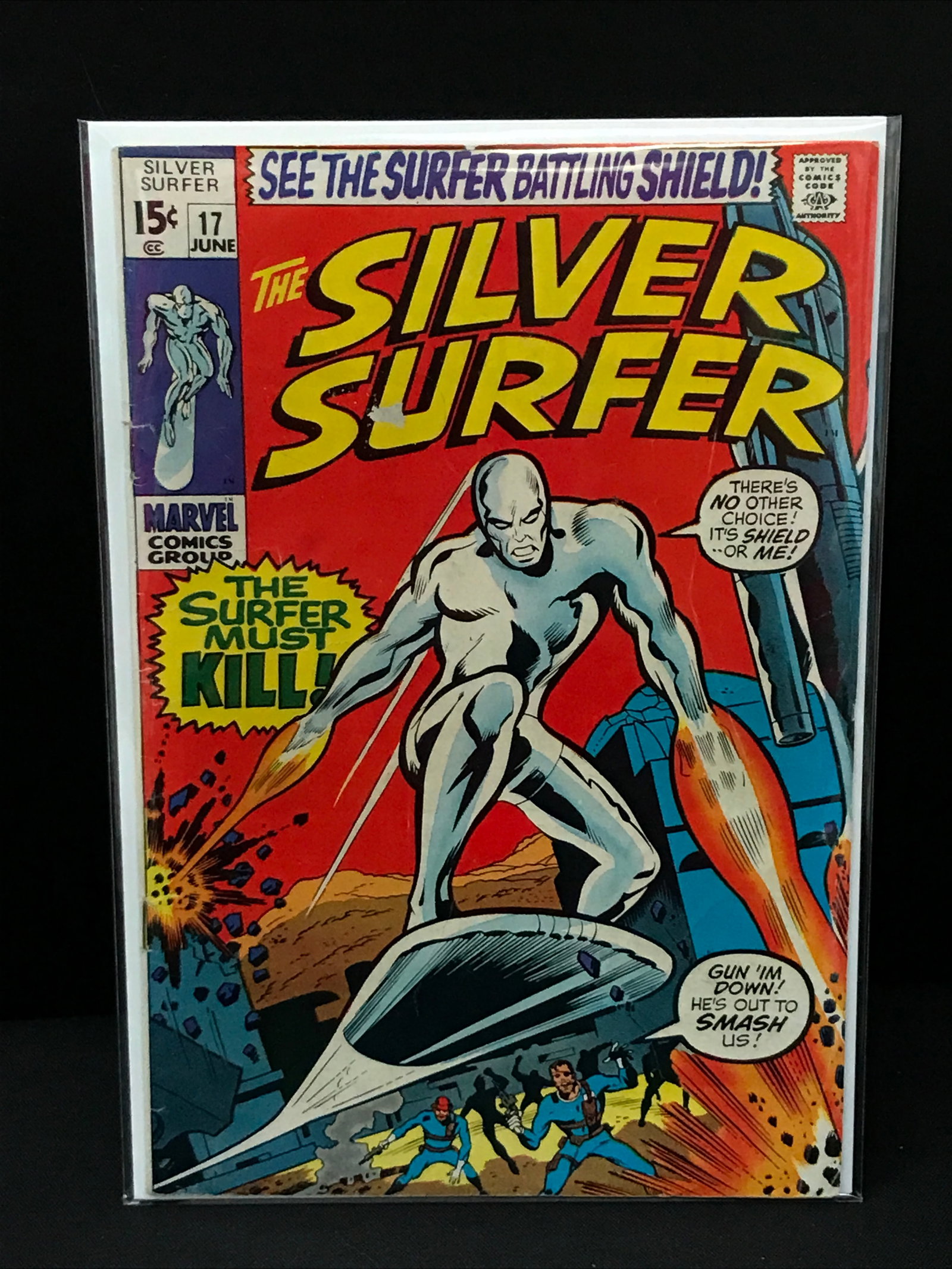 THE SILVER SURFER #17 - MARVEL COMICS: Prices are in Canadian dollars