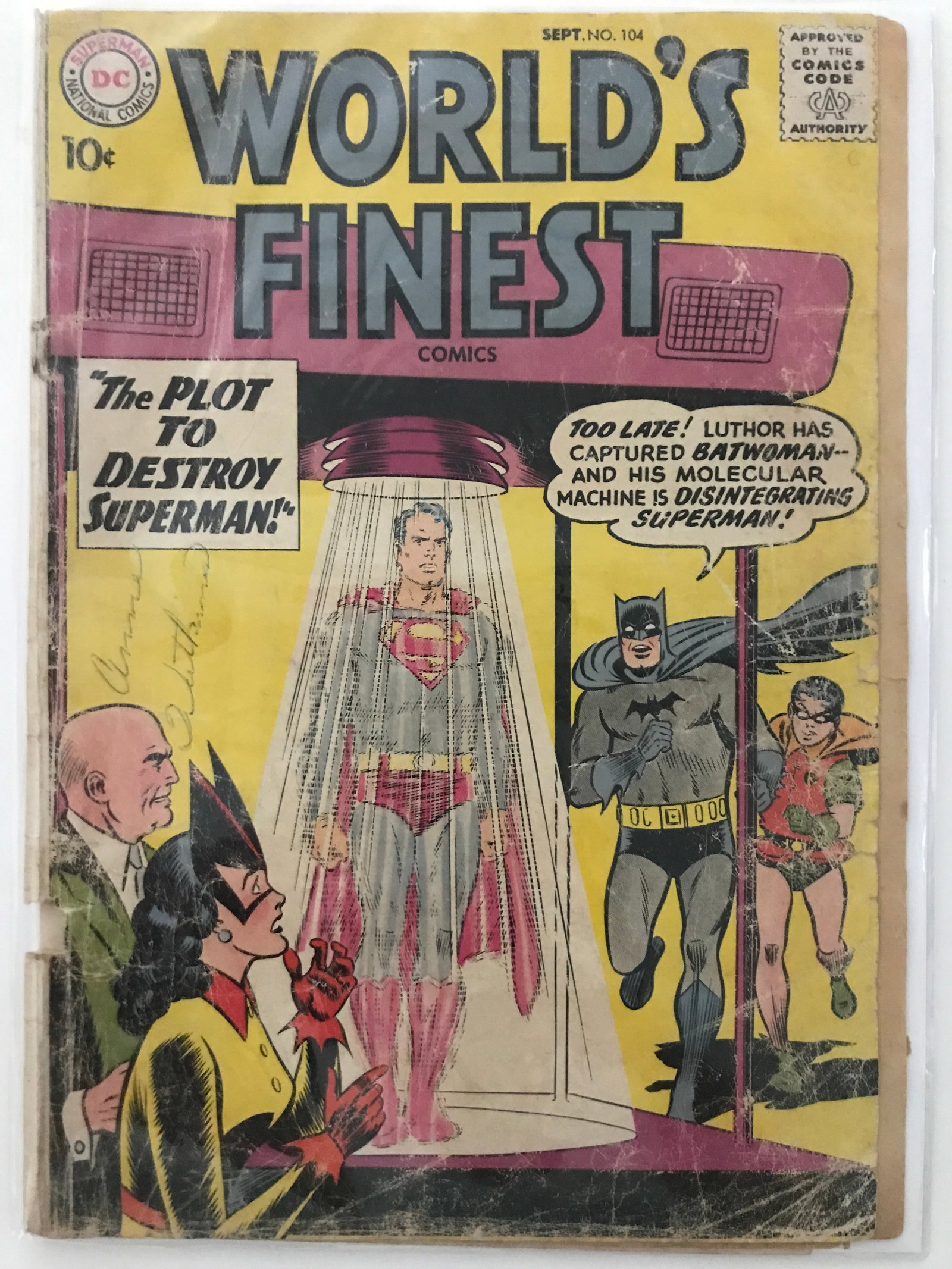 WORLD'S FINEST #104 - DC COMICS: Prices are in Canadian dollars