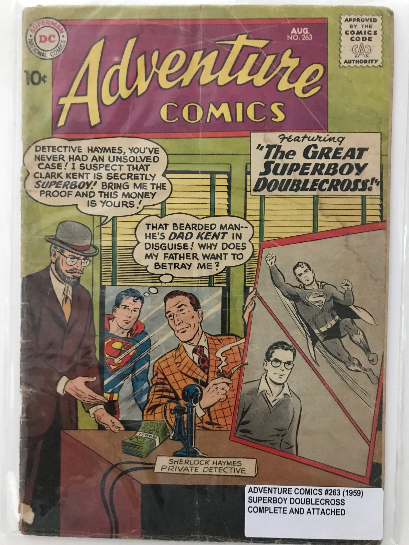 ADVENTURE COMICS #263 (1959) - DC COMICS: Prices are in Canadian dollars