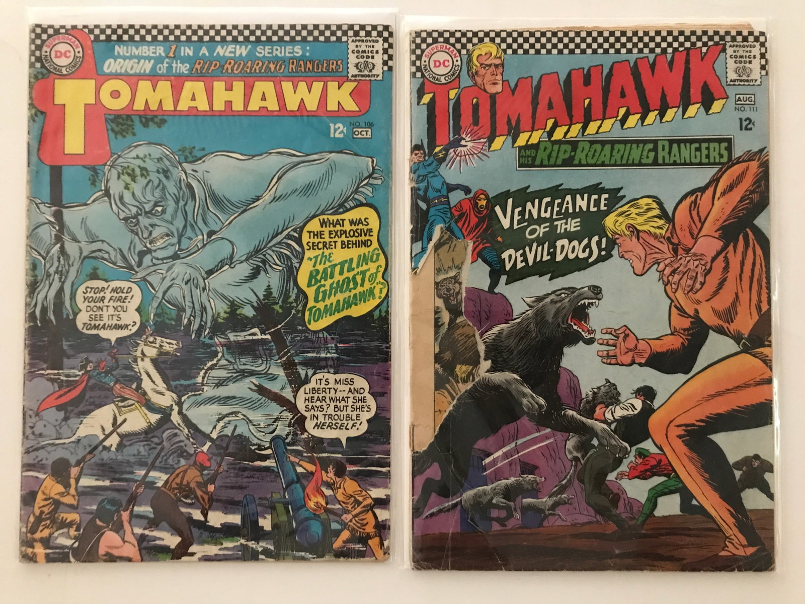 LOT OF 2 TOMAHAWK COMICS - DC COMICS: Prices are in Canadian dollars