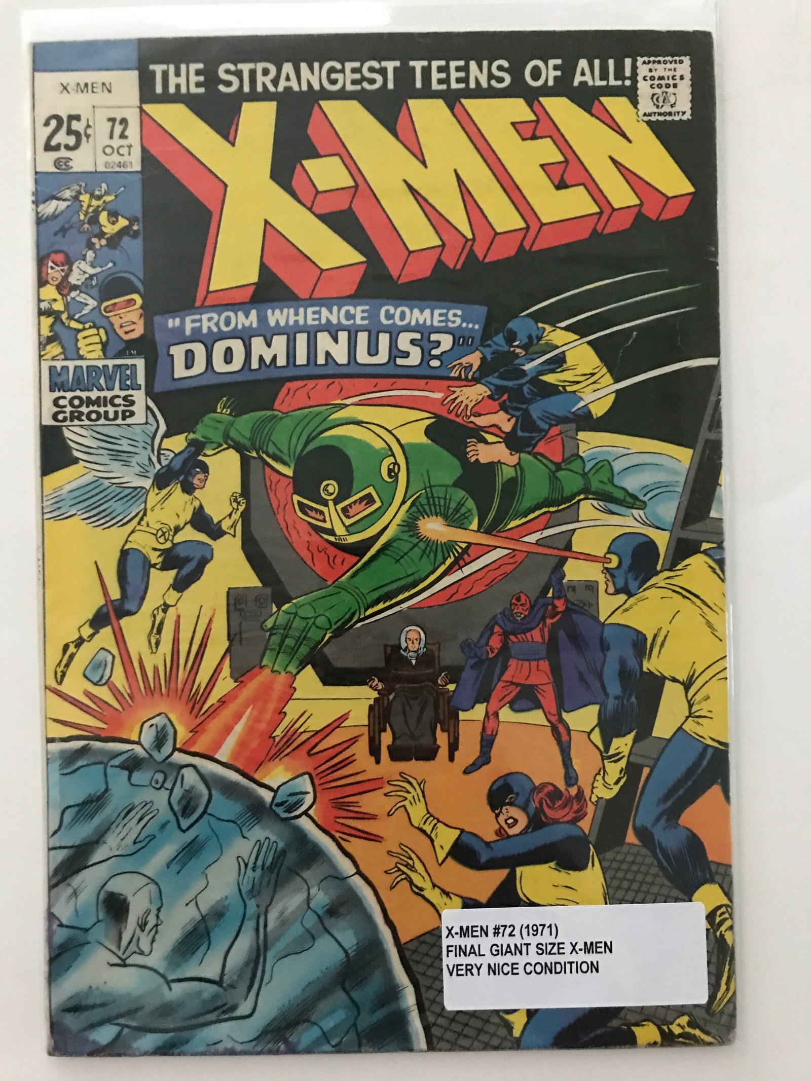 X-MEN #72 (1971) - MARVEL COMICS: Prices are in Canadian dollars