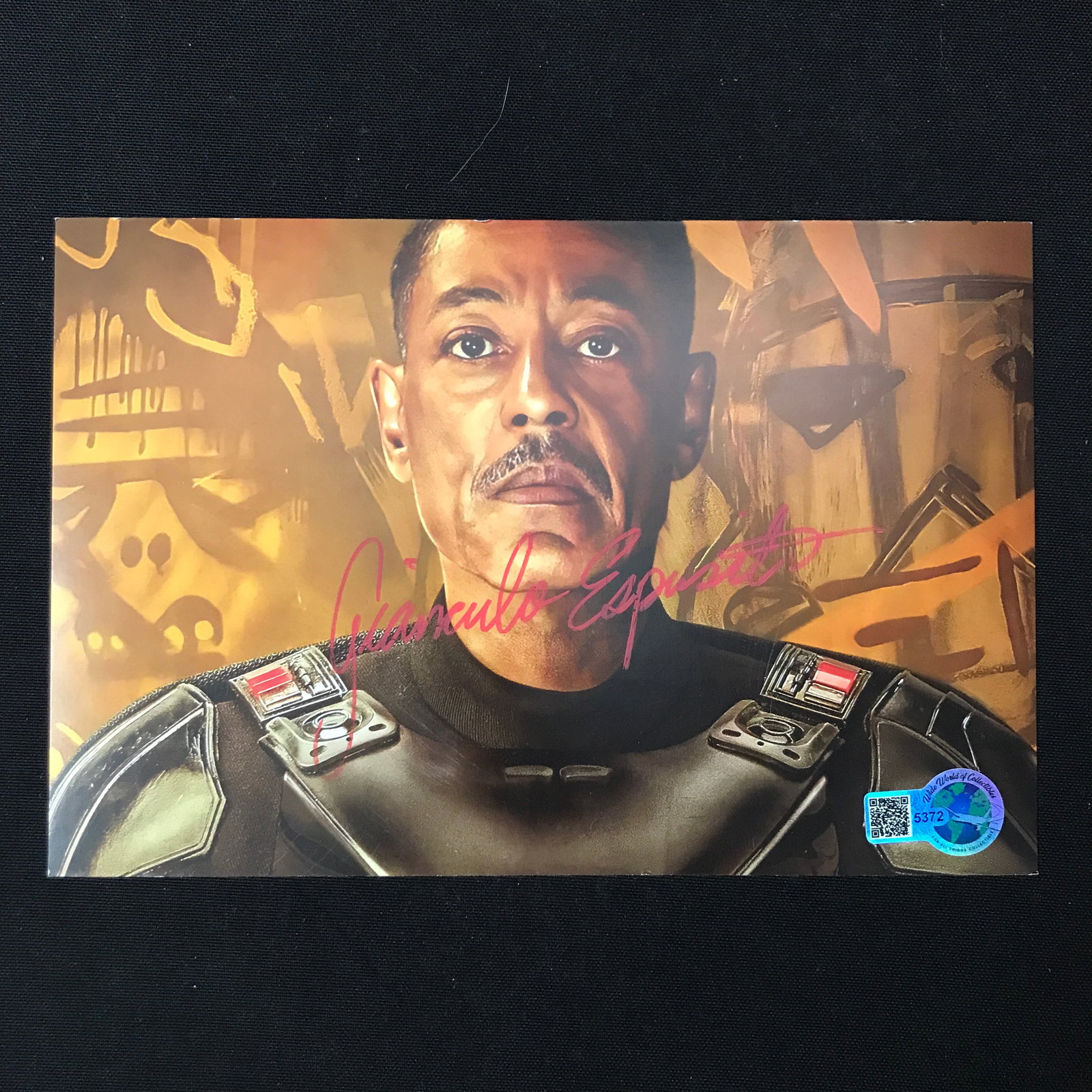 GIANCARLO ESPOSITO SIGNED STAR WARS 8X10 - WWOC COA: Prices are in Canadian dollars