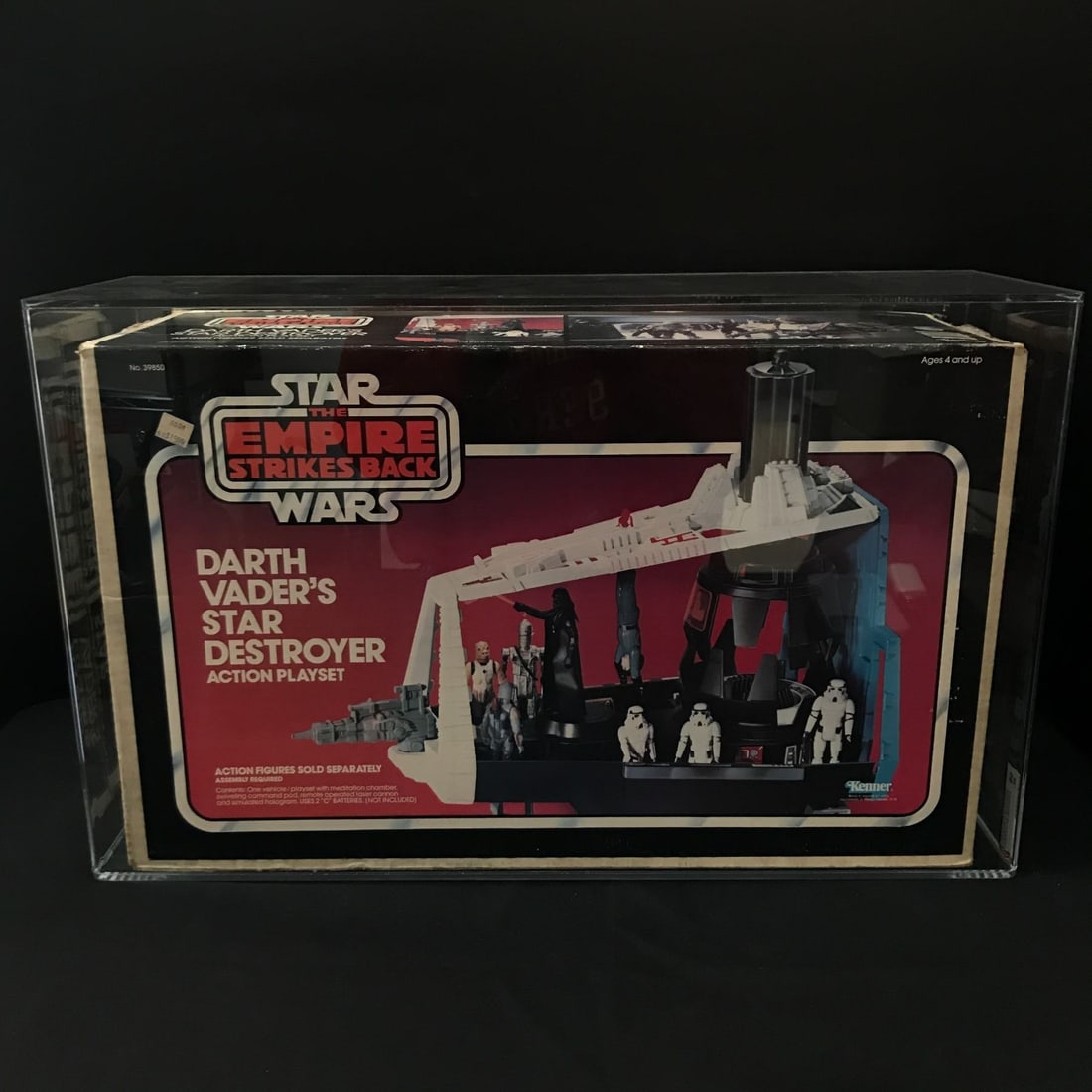 RARE STAR WARS EMPIRE STRIKES BACK DARTH VADER'S STAR DESTROYER GRADED (AFA 80): Prices are in Canadian dollars