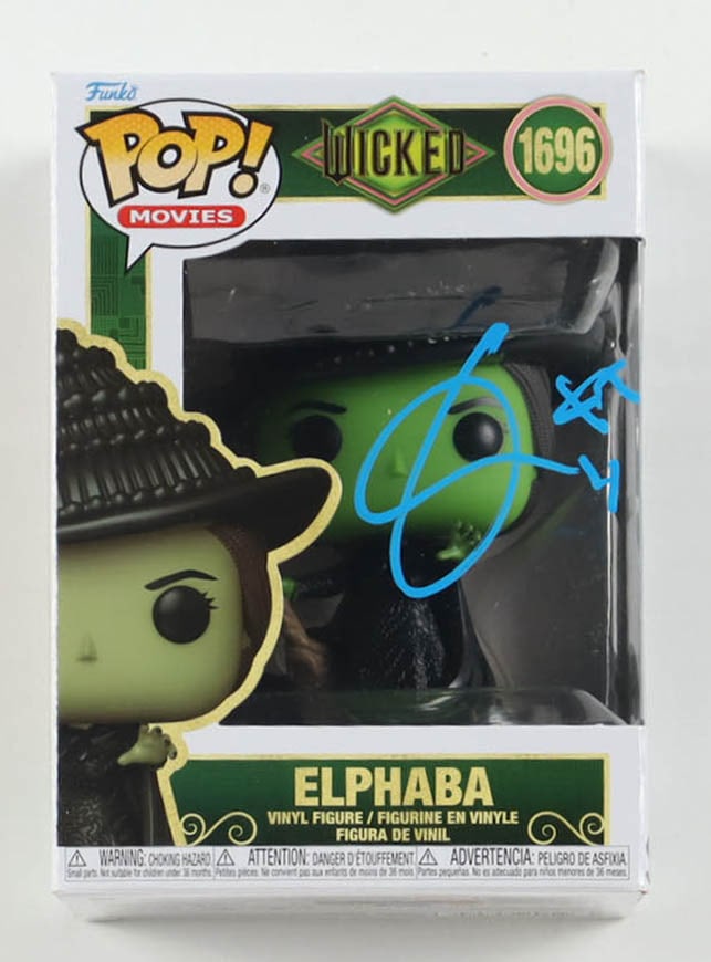 CYNTHIA ERIVO SIGNED ELPHABA WICKED FUNKO POP - BECKETT COA: Prices are in Canadian dollars