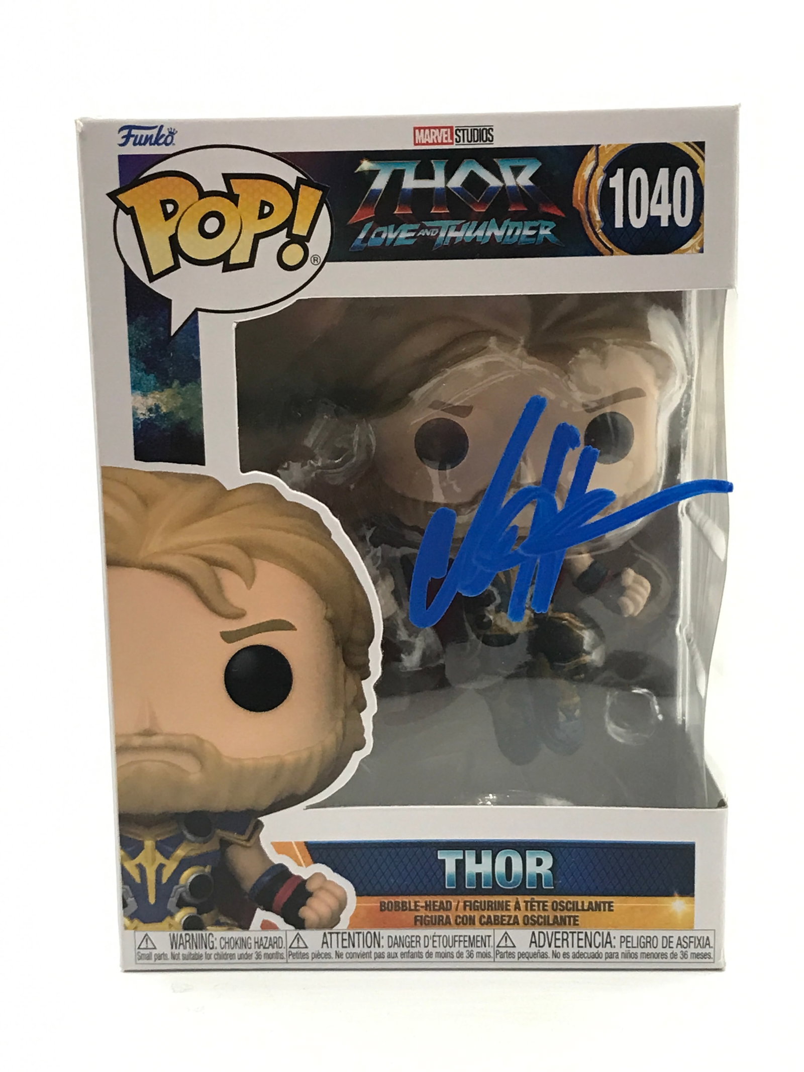 CHRIS HEMSWORTH SIGNED THOR FUNKO POP - HOLLYWOOD COA: Prices are in Canadian dollars