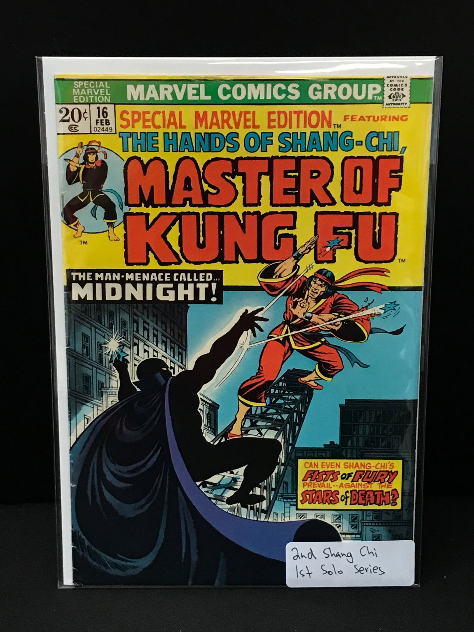 SPECIAL MARVEL EDITION #16 2ND SHANG-CHI - MARVEL COMICS: Prices are in Canadian dollars